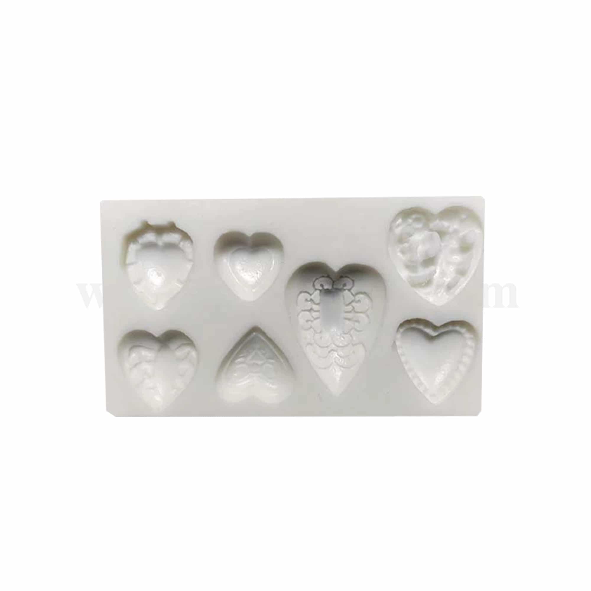 GREENS CHOICE Silicone Mould Heart Shapes 125 x 70 mm