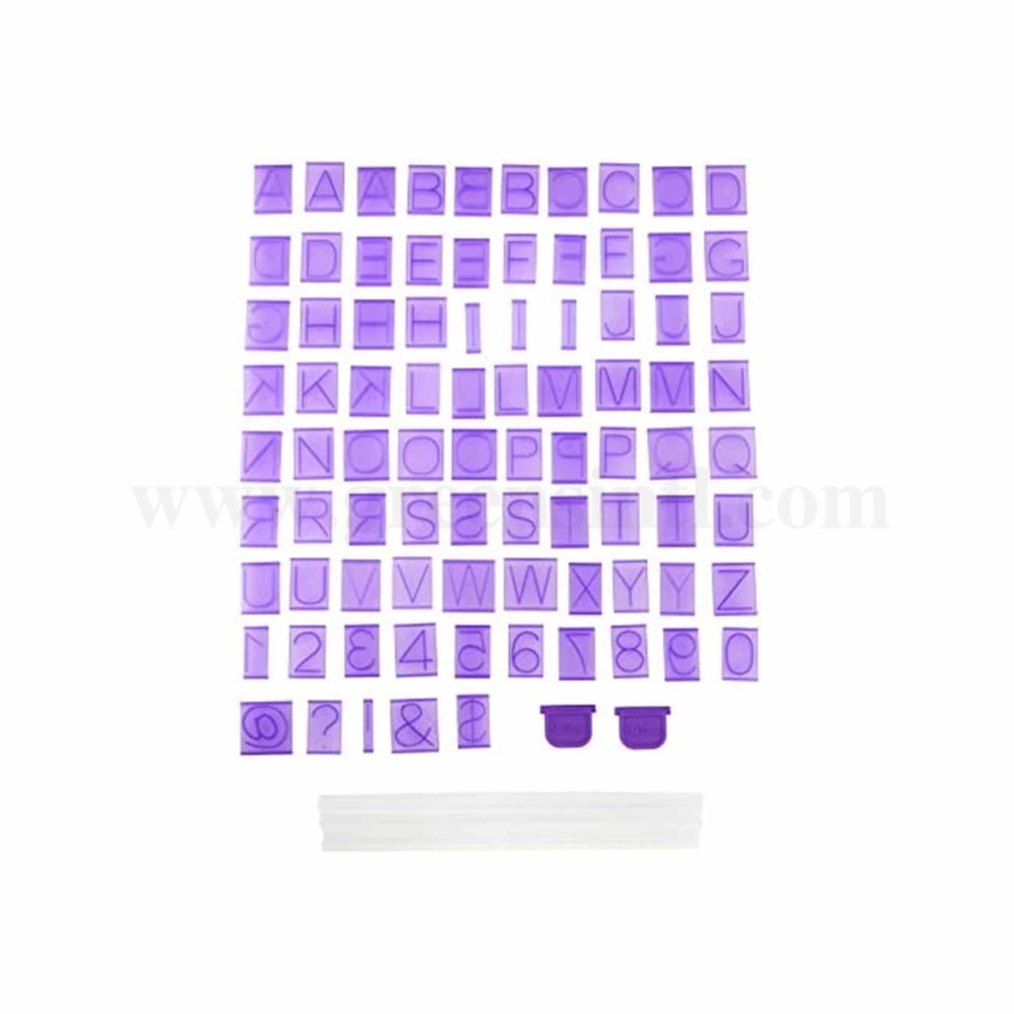 GREENS CHOICE Letter and Number Set of 88