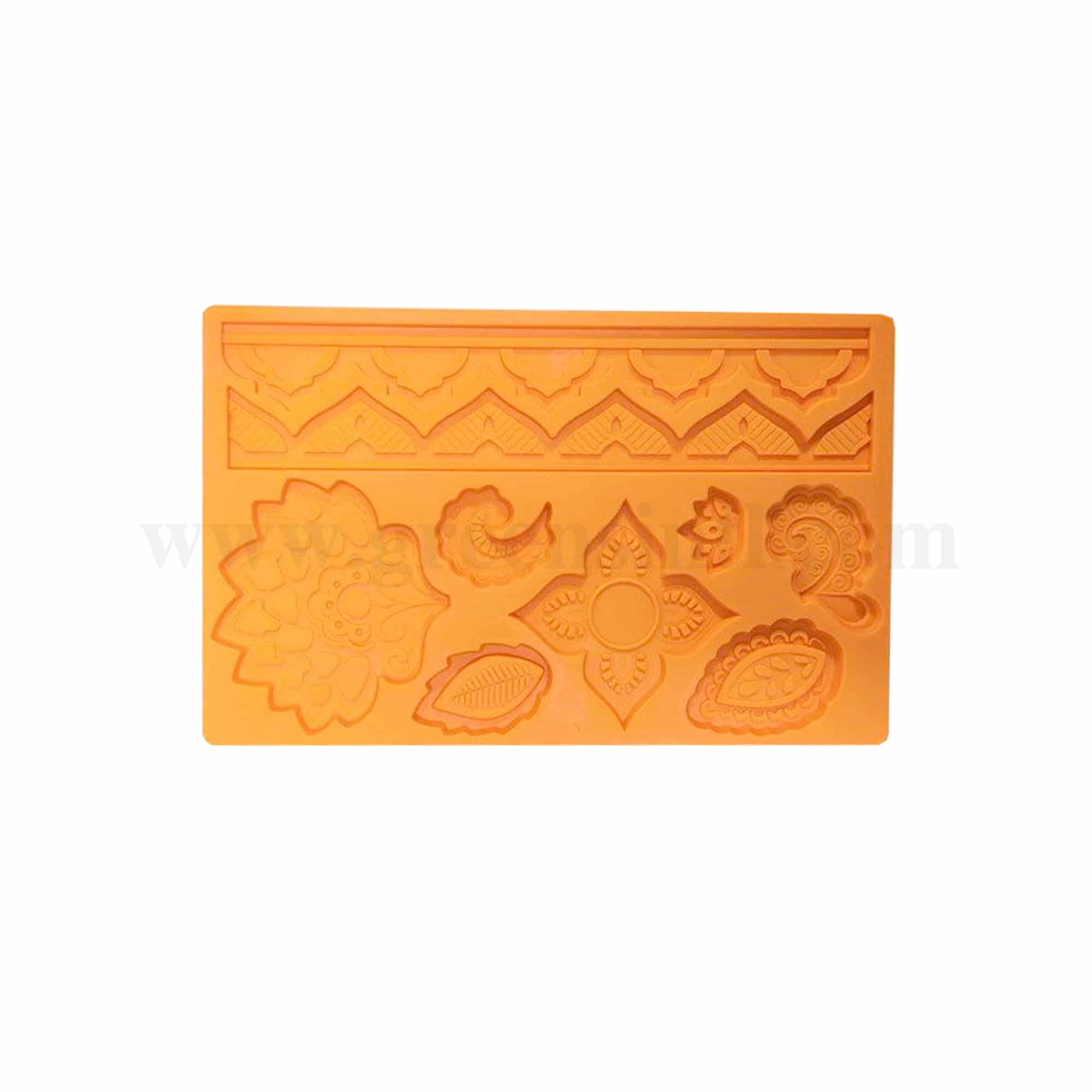 GREENS CHOICE Silicone Mould Border Design 200 x 125 mm