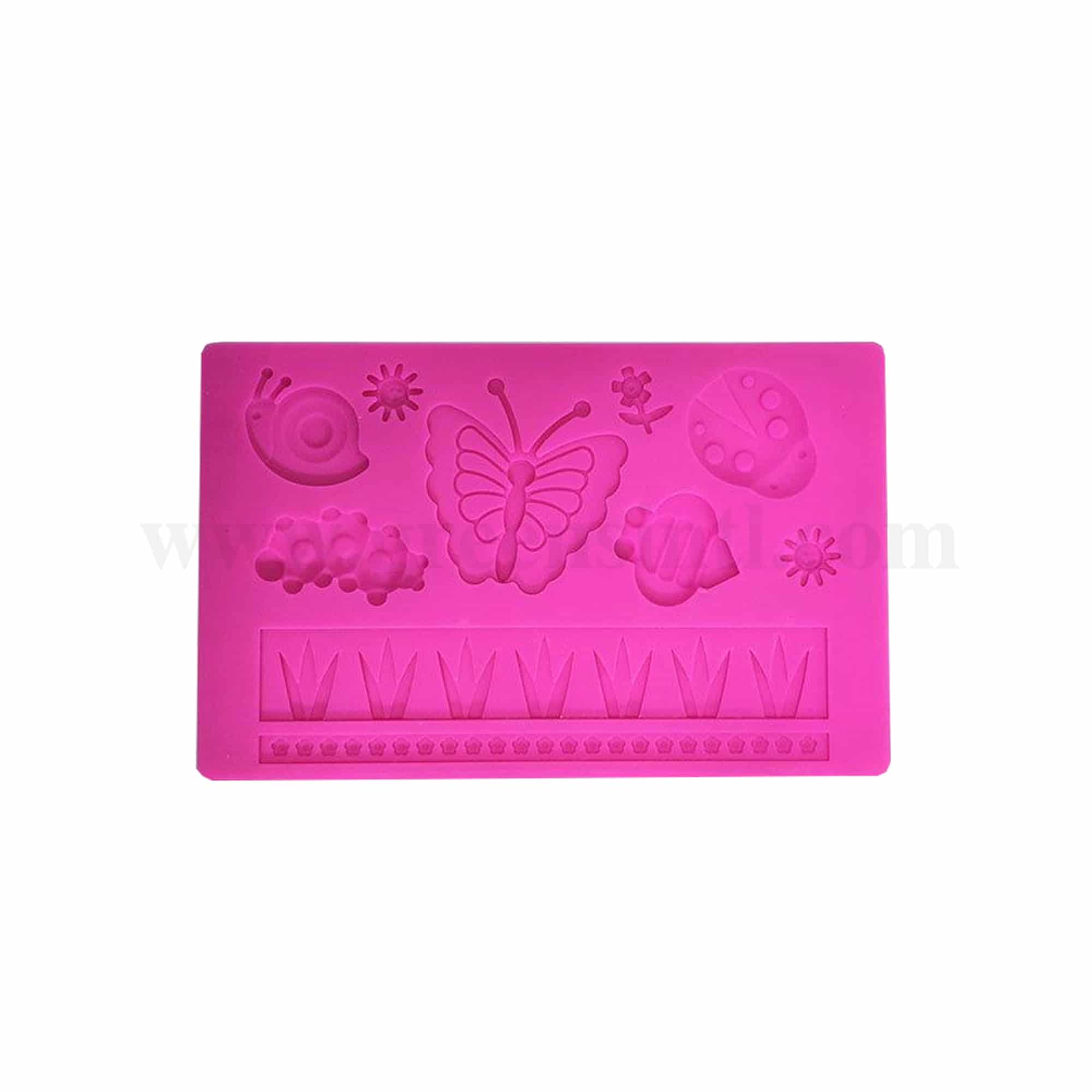 GREENS CHOICE Silicone Mould Garden Theme 200 x 125 mm