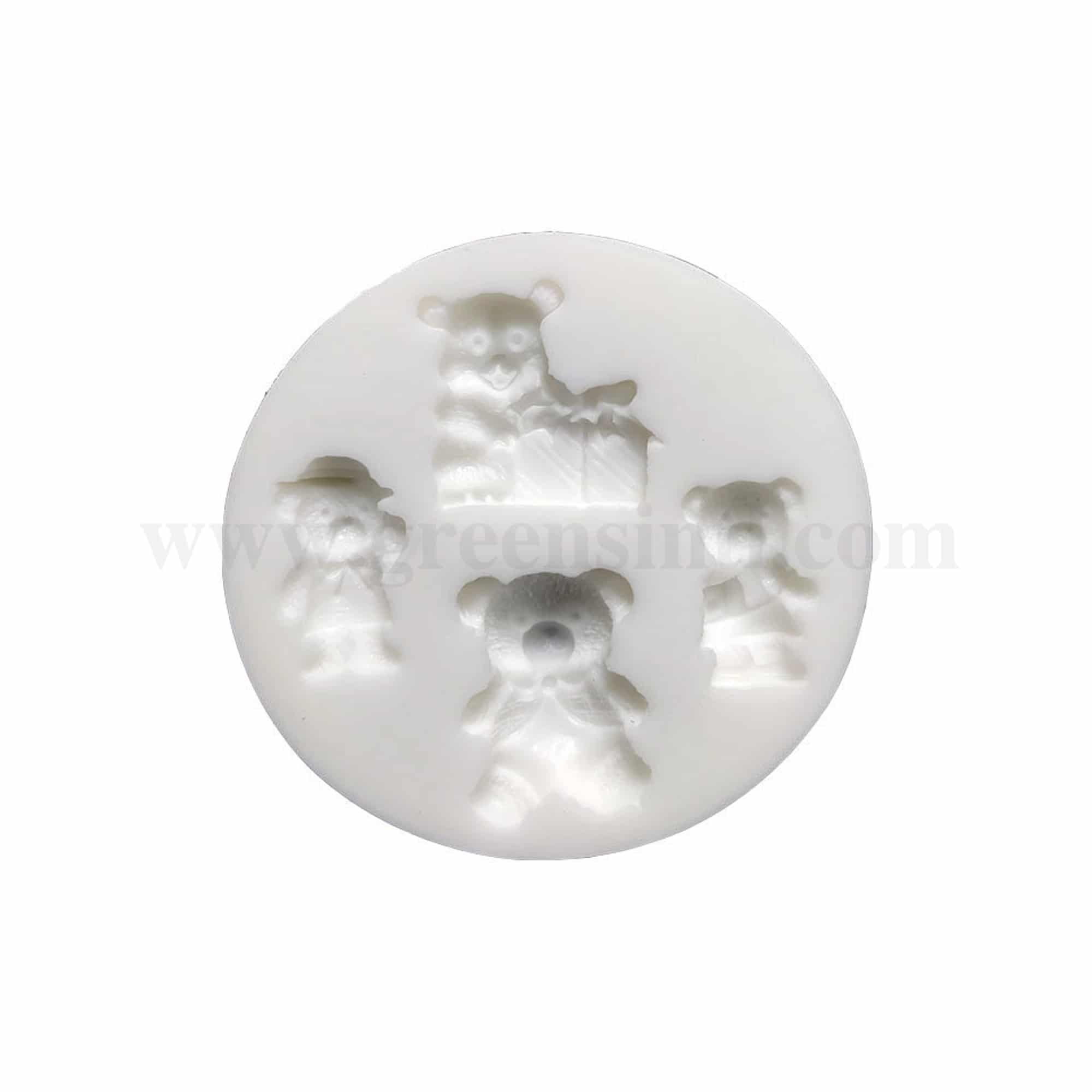 GREENS CHOICE Silicone Mould Teddy Bear 68 x 12 mm