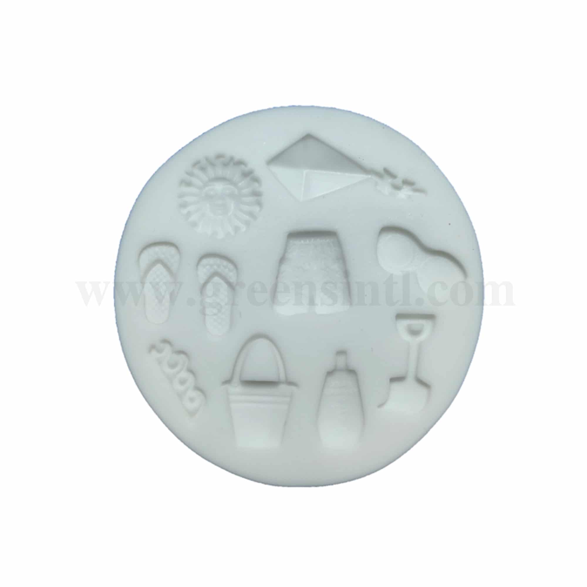 GREENS CHOICE Silicone Mould Beach Theme 90 x 10 mm