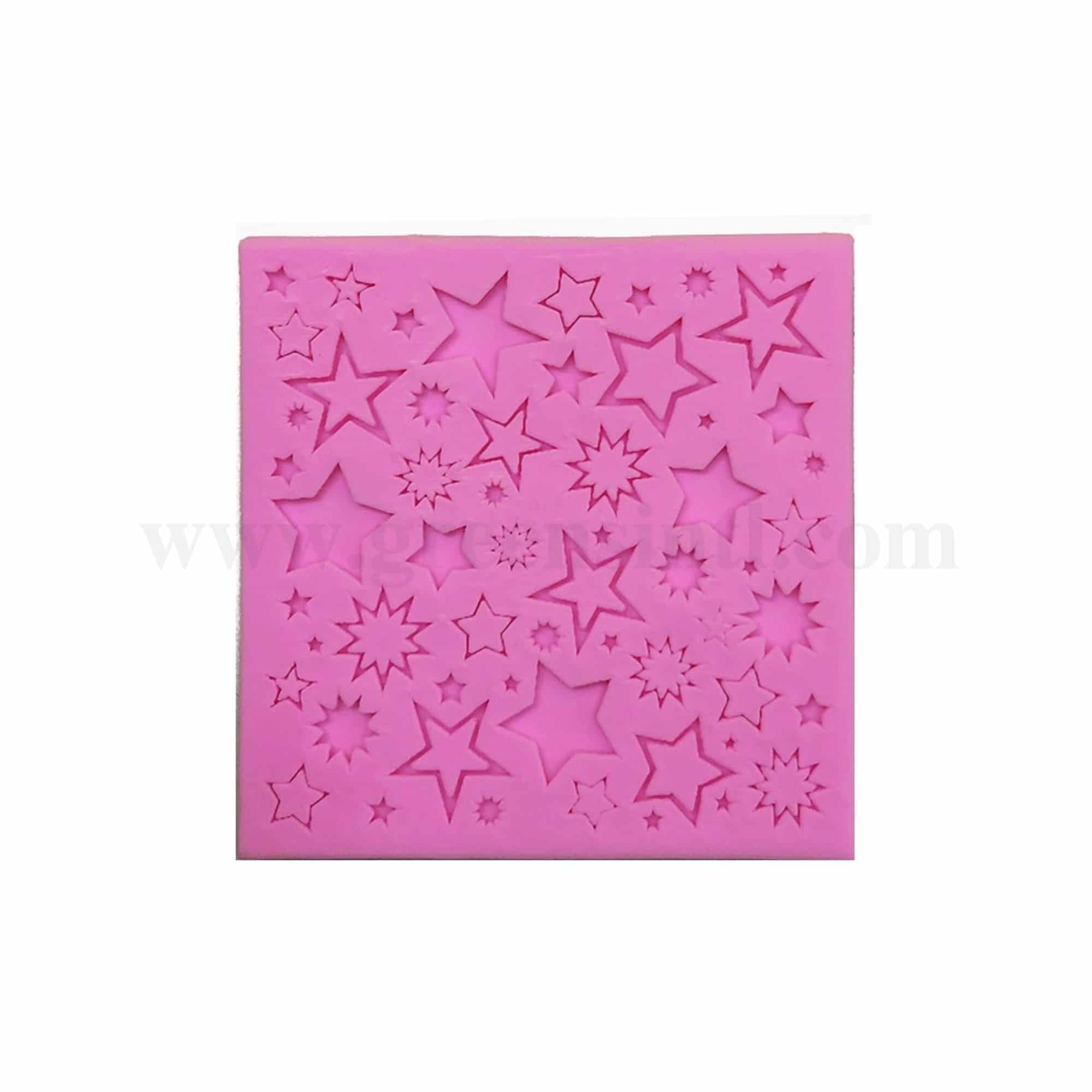 GREENS CHOICE Silicone Mould Stars 105 x 105 mm