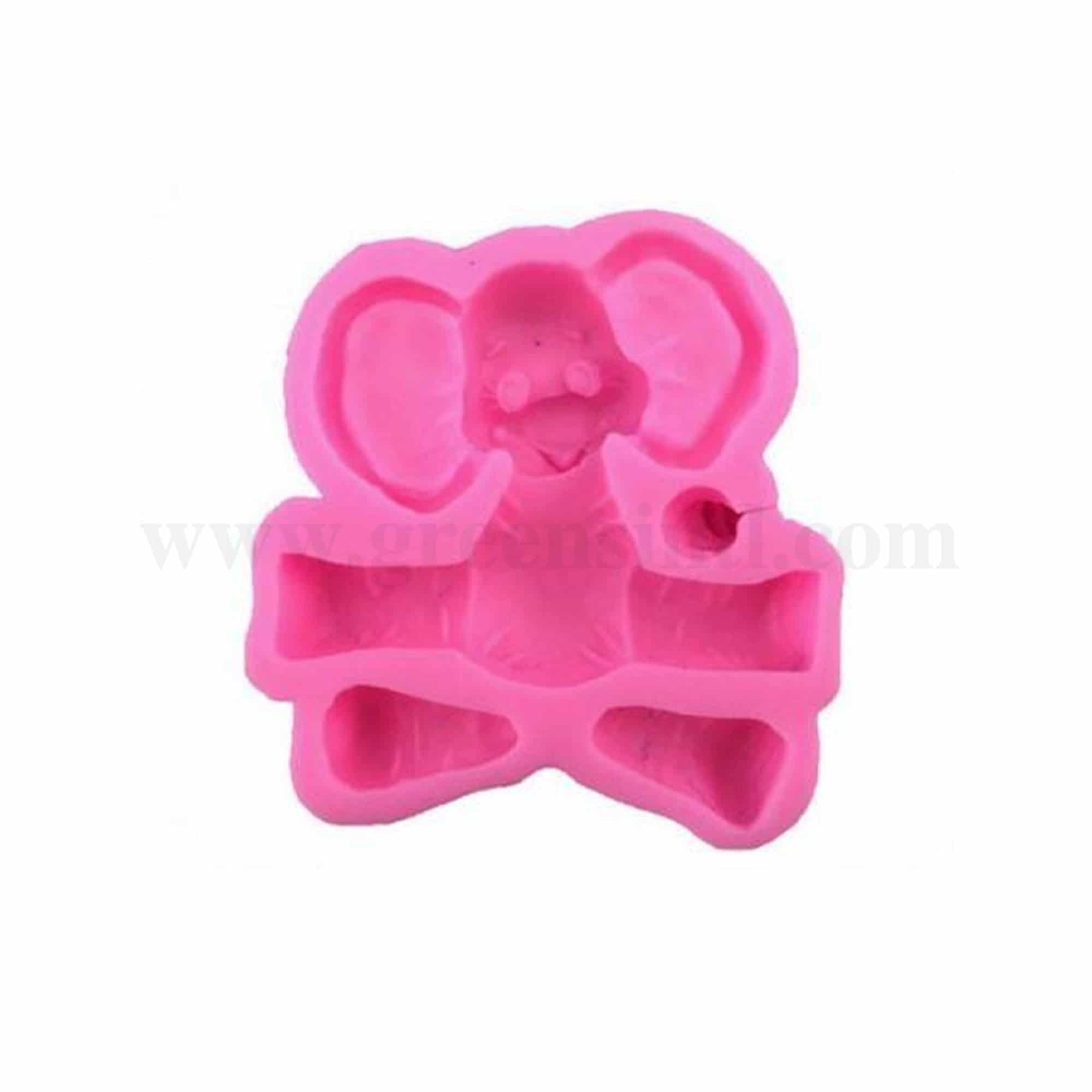 GREENS CHOICE Silicone Mould Elephant 70 x 75 mm