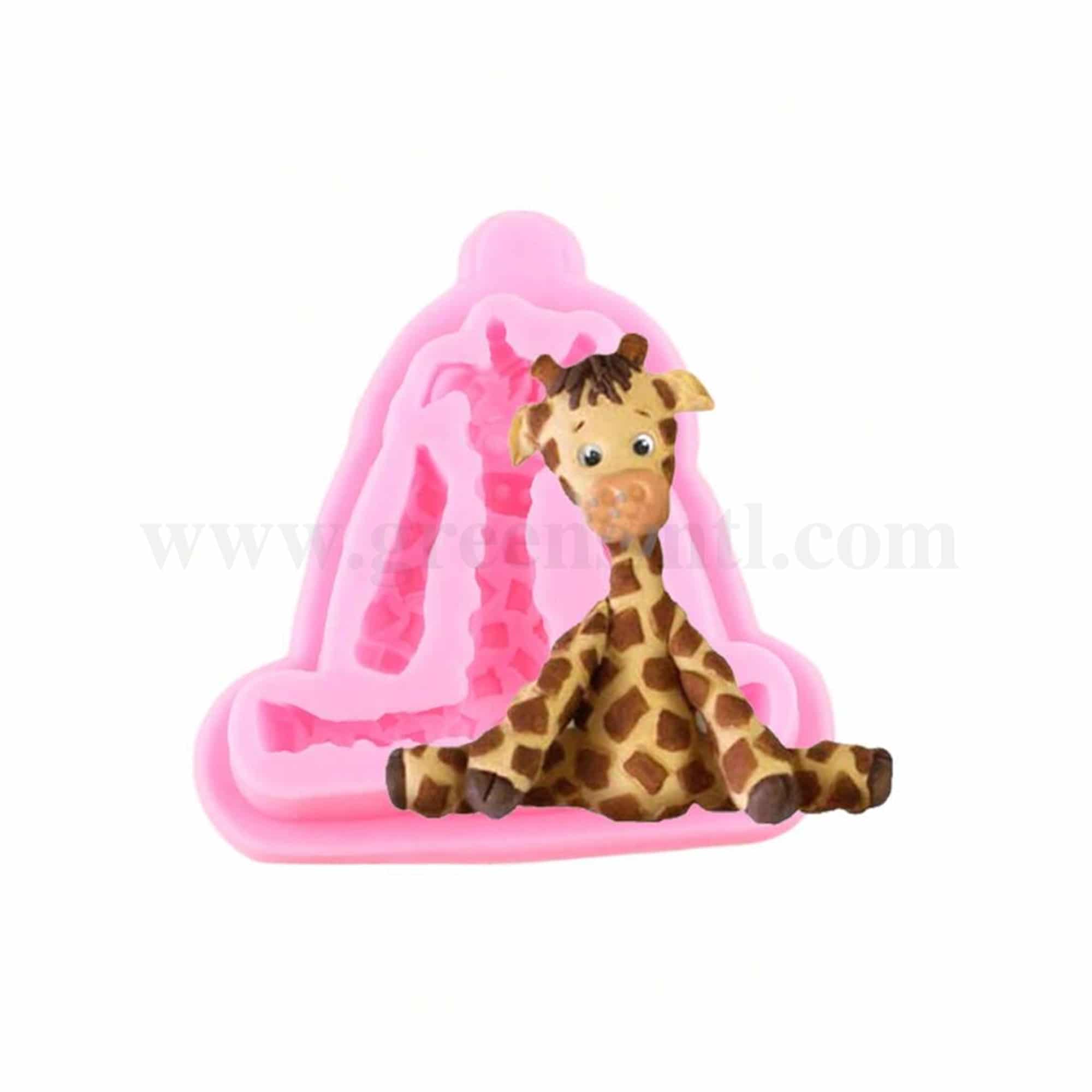 GREENS CHOICE Silicone Mould Giraffe 75 x 60 mm