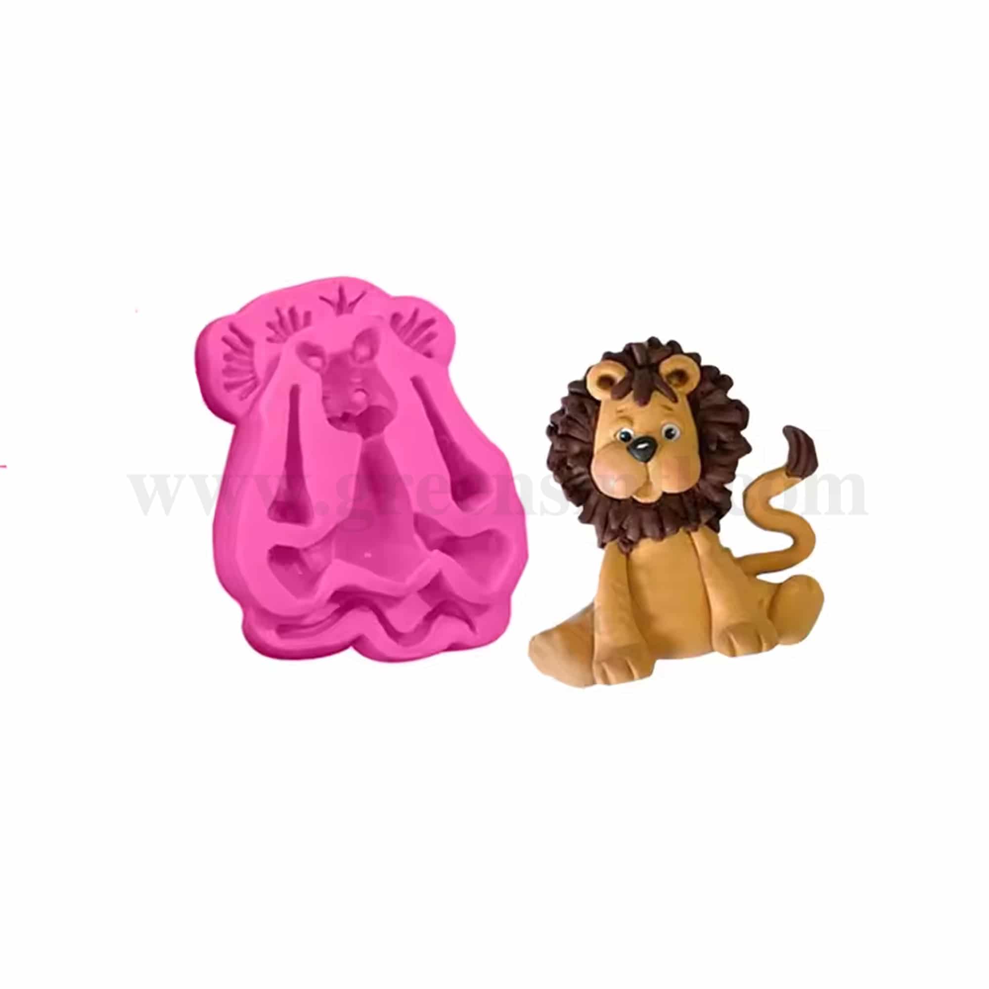 GREENS CHOICE Silicone Mould Lion 75 x 110 mm