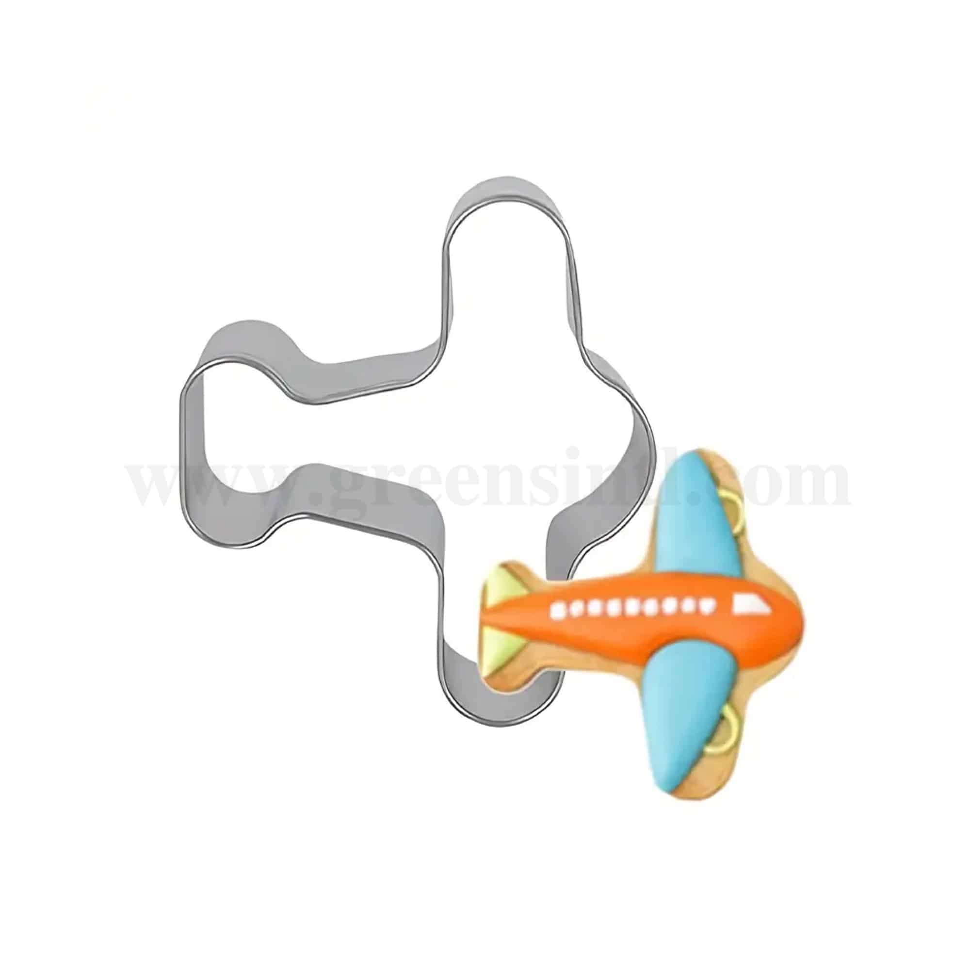 GREENS CHOICE Cookie Cutter Aeroplane 70 x 70 mm