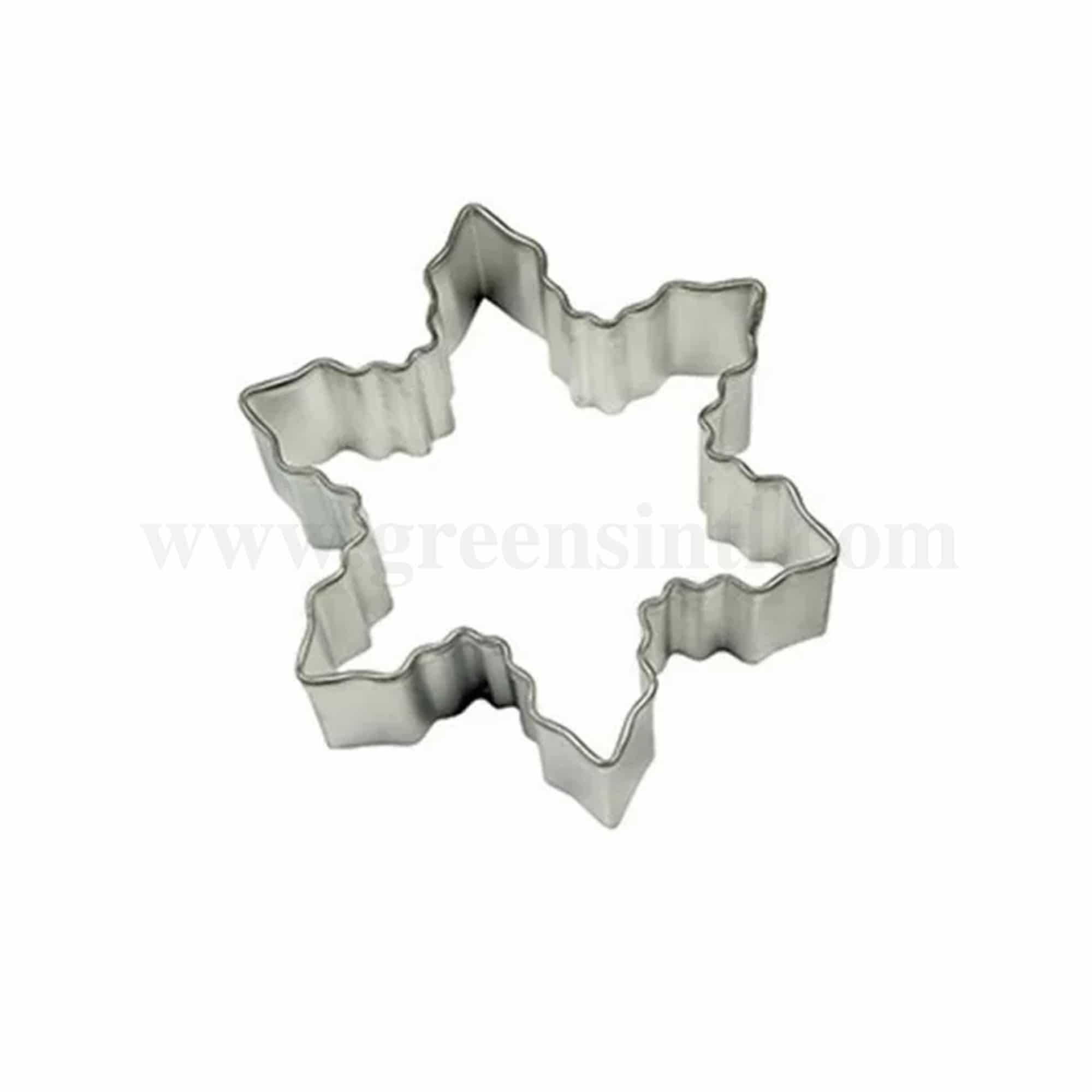 GREENS CHOICE Cookie Cutter Snowflake D 80 mm