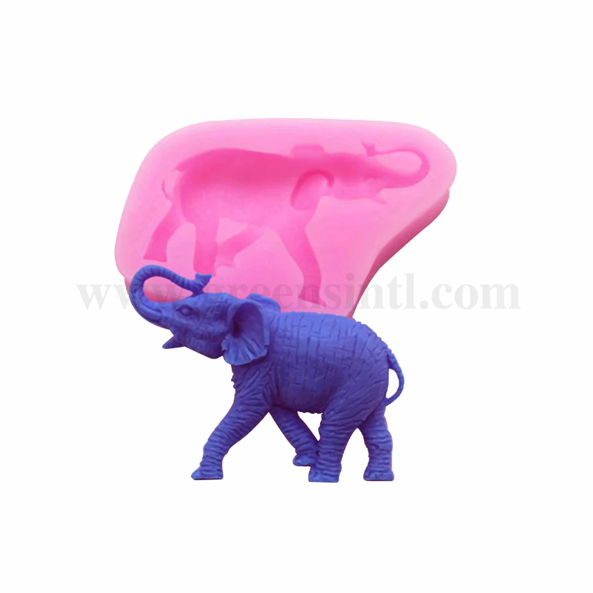 GREENS CHOICE Silicone Mould Elephant 85 x 70 mm