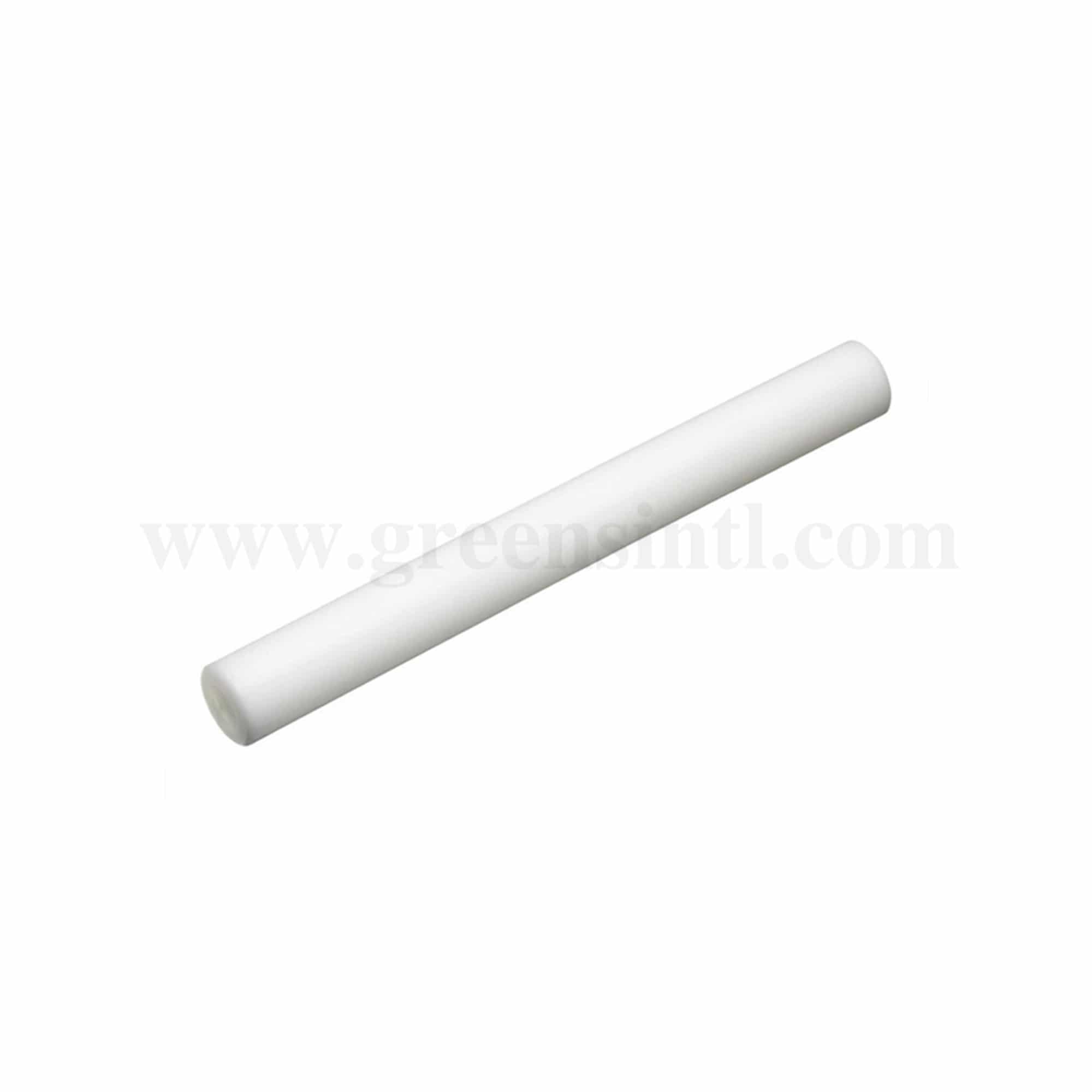 GREENS CHOICE Non-Stick Rolling Pin With Flat Head-White D 25 x 220 mm