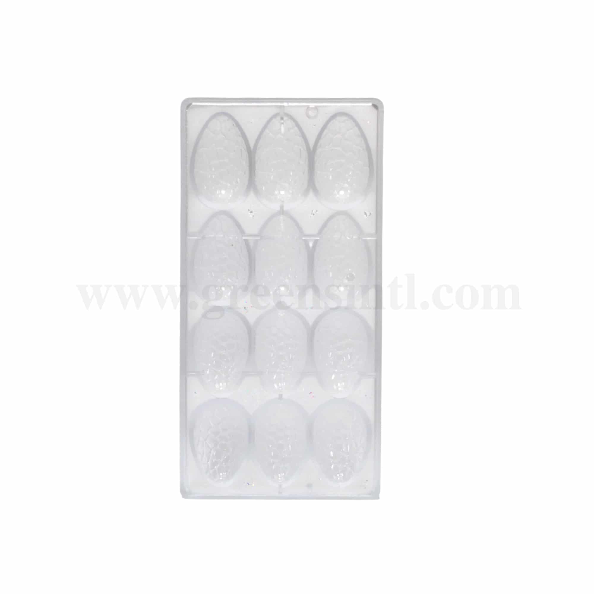 GREENS CHOICE Chocolate Mould Egg 57.5 x 35 x h 22.5 mm