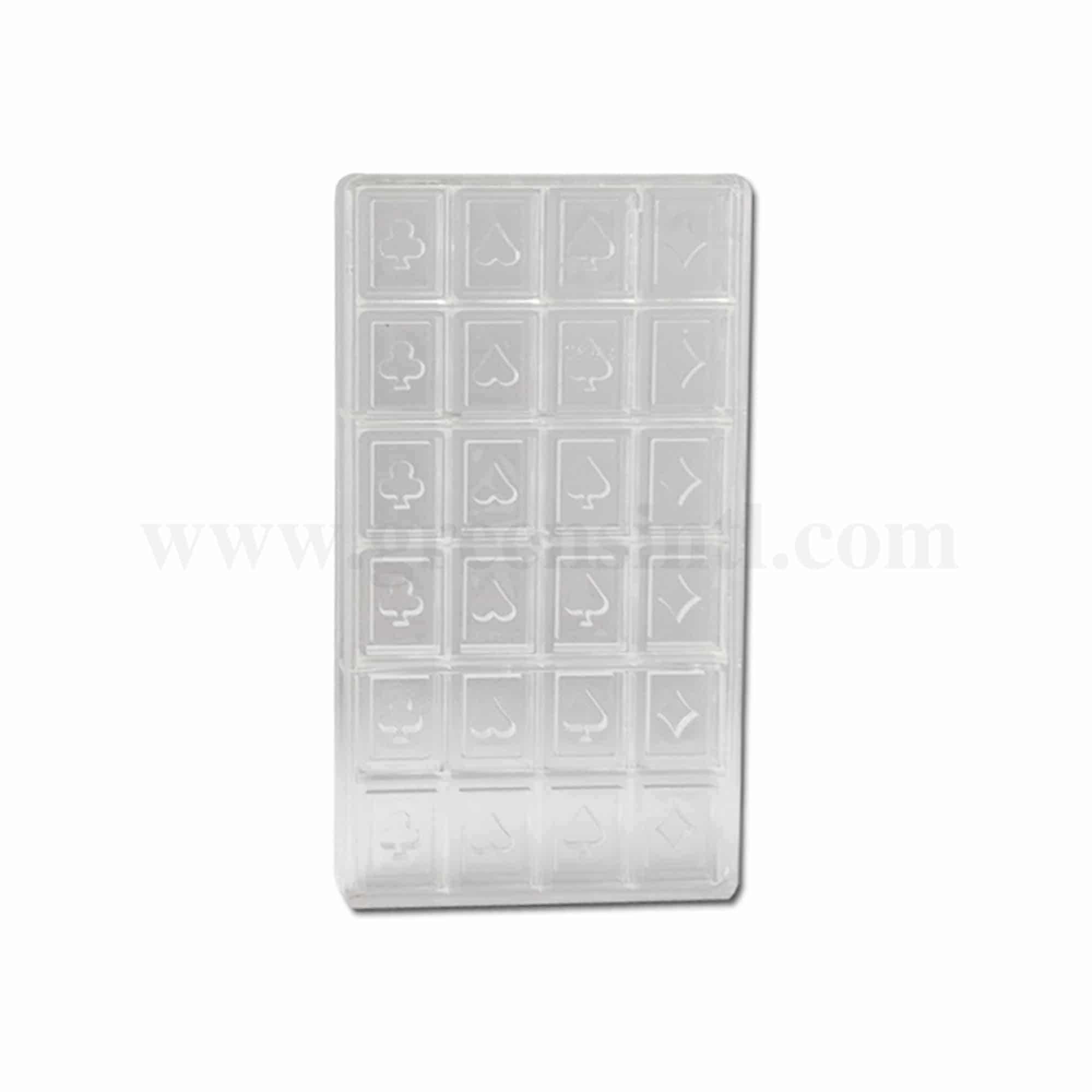 GREENS CHOICE Chocolate Mould Playing Cards