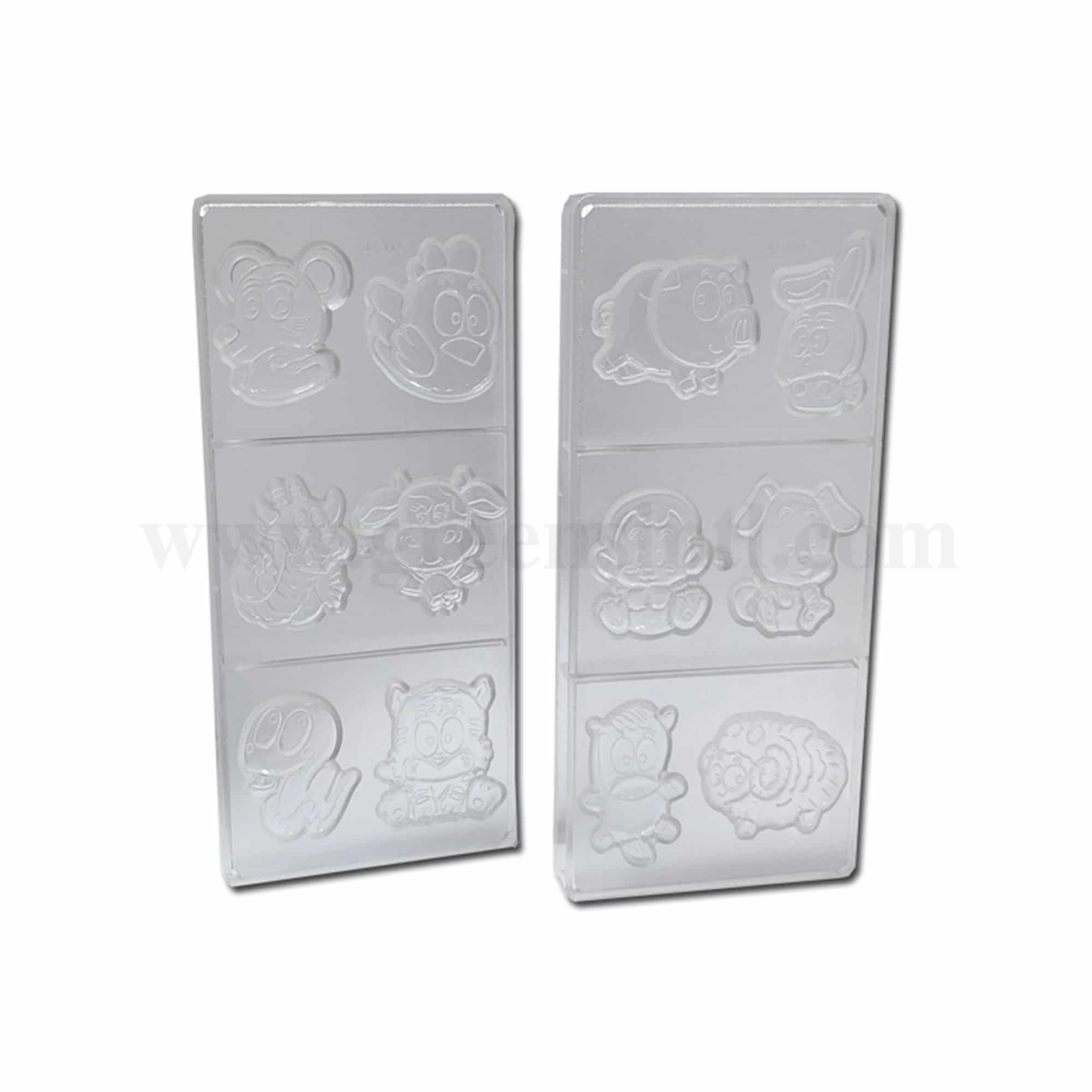 GREENS CHOICE Chocolate Mould Animals Set