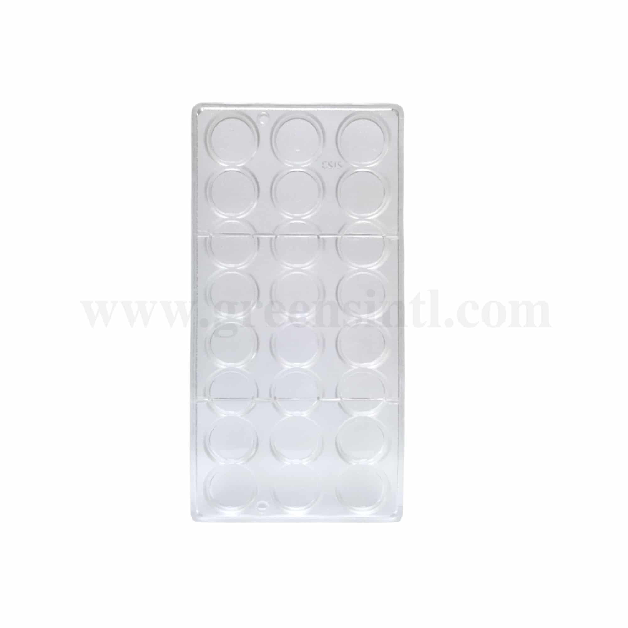 GREENS CHOICE Chocolate Mould Round D 30  x h .75 mm