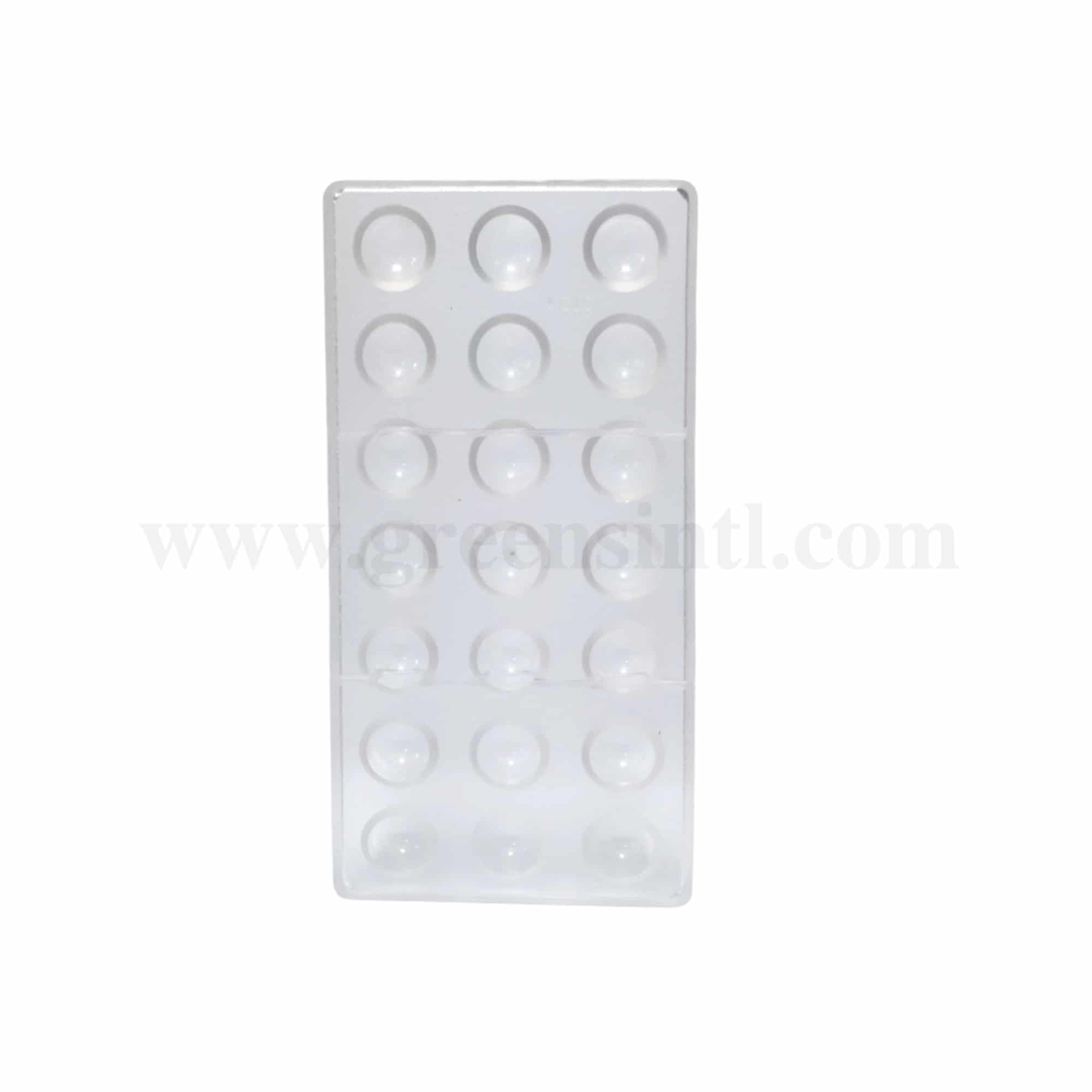 GREENS CHOICE Chocolate Mould Half Sphere  22.5 x h 20 mm