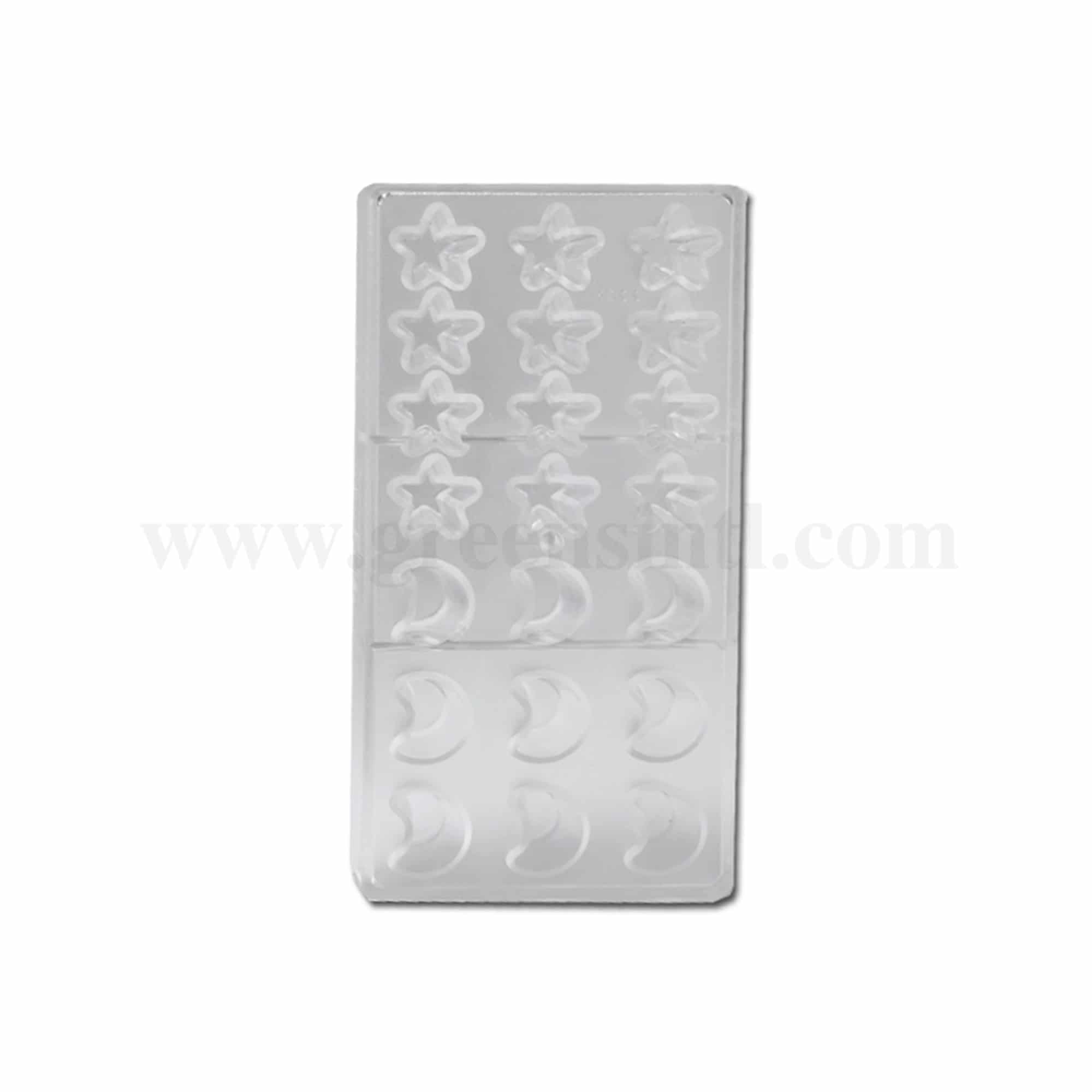 GREENS CHOICE Chocolate Mould Stars & Moon