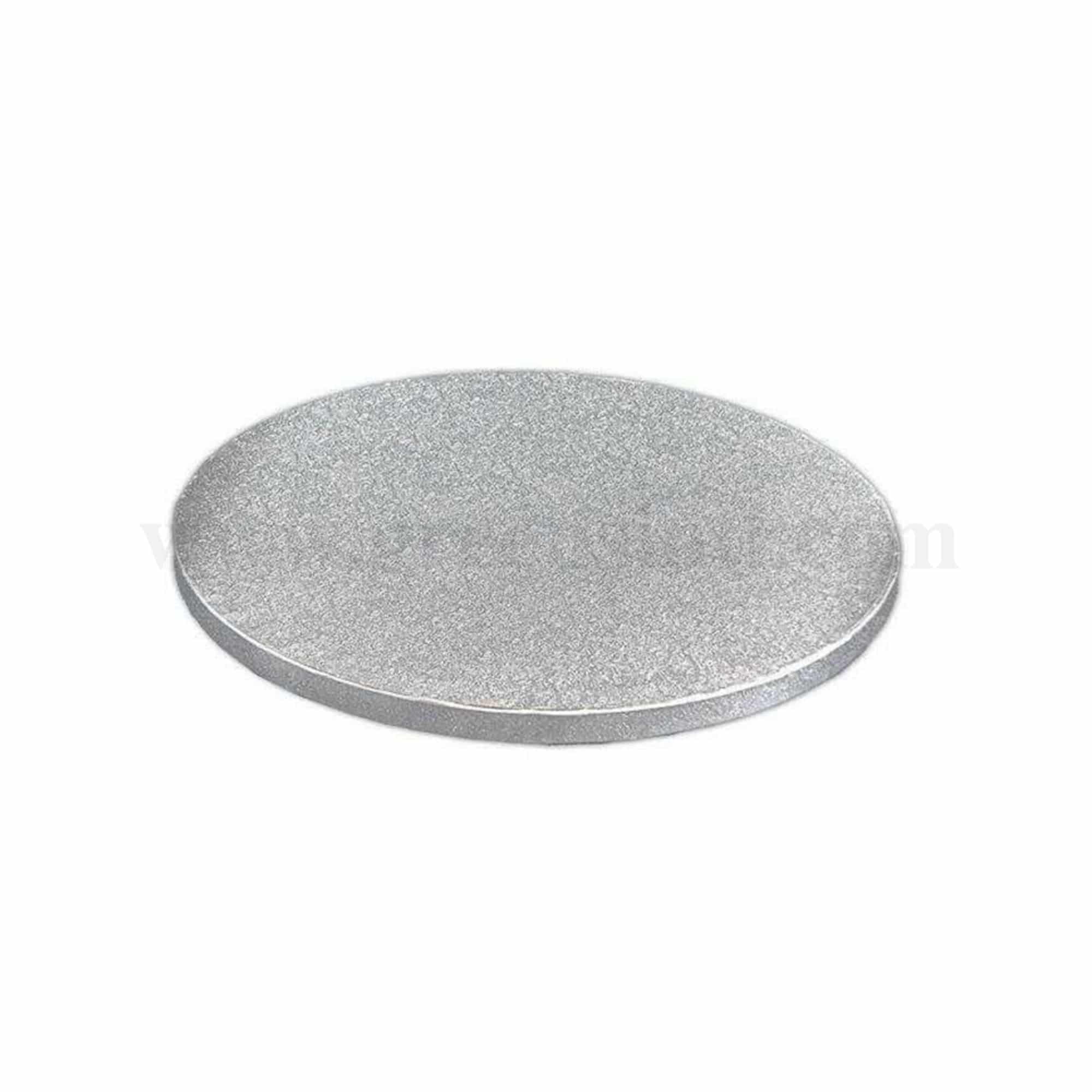GREENS Cake Drum Silver Round D 17 Inch H 10 mm
