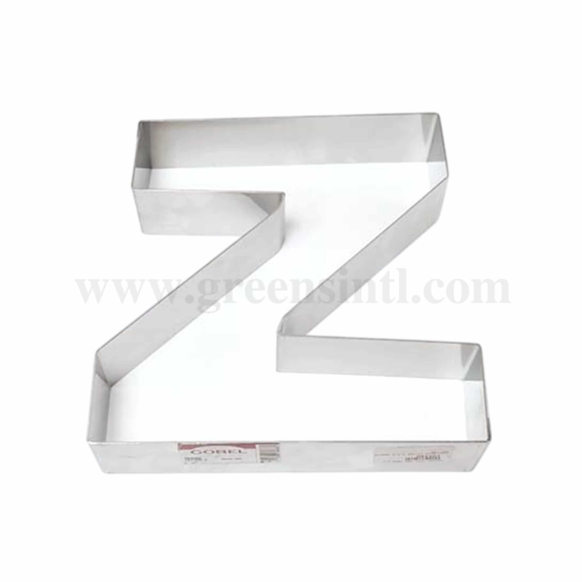 GOBEL Cake Ring Letter 'Z' Shape 200 x 217 x h45mm