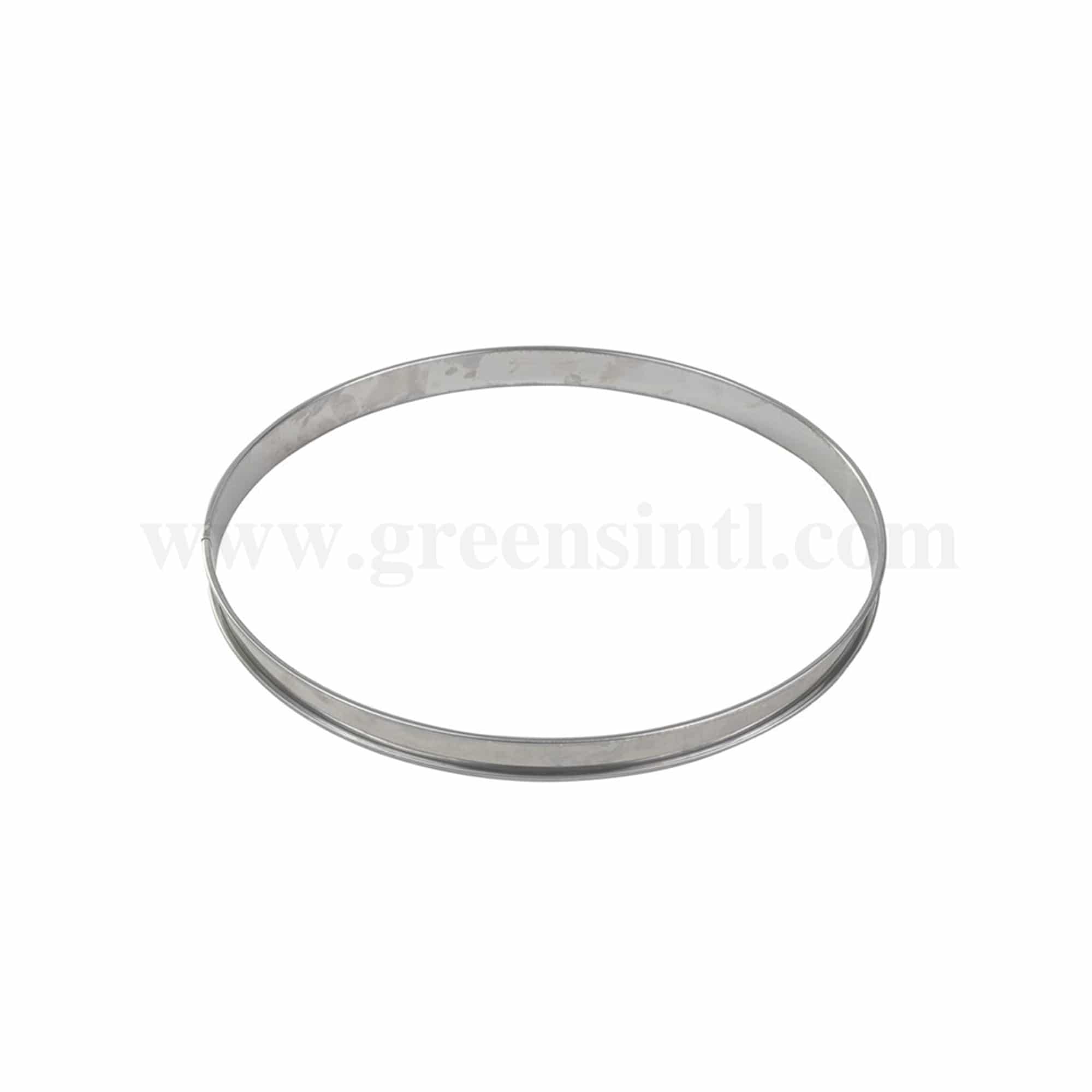 GOBEL Stainless  Steel Deep Tart ring with rolled edges D 240x h 27 mm