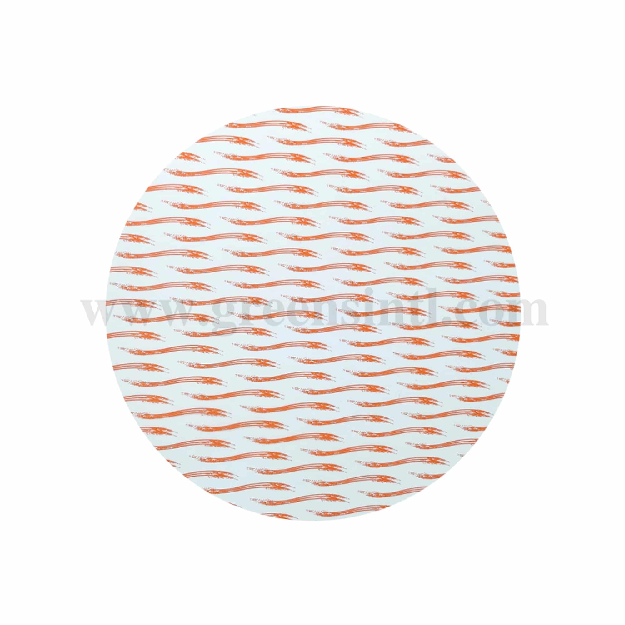 GREENS CHOICE Chocolate Transfer Sheet Orange Waves 250 x 350 mm-50 Sheets