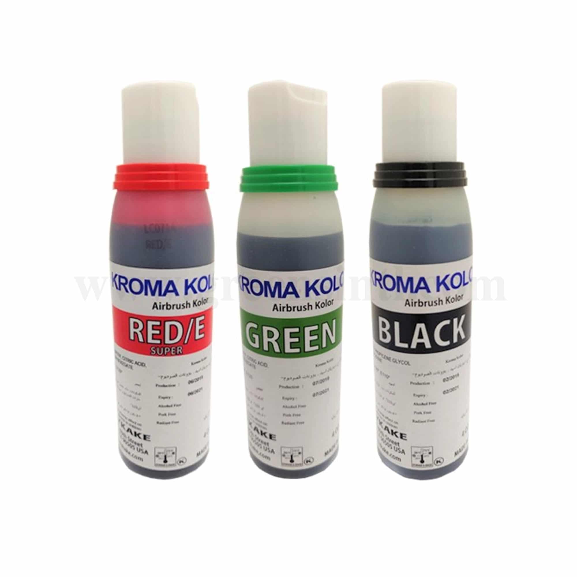 KOPYKAKE Kroma Kolor Set of 3 UAE Theme -8 oz.(240ml)