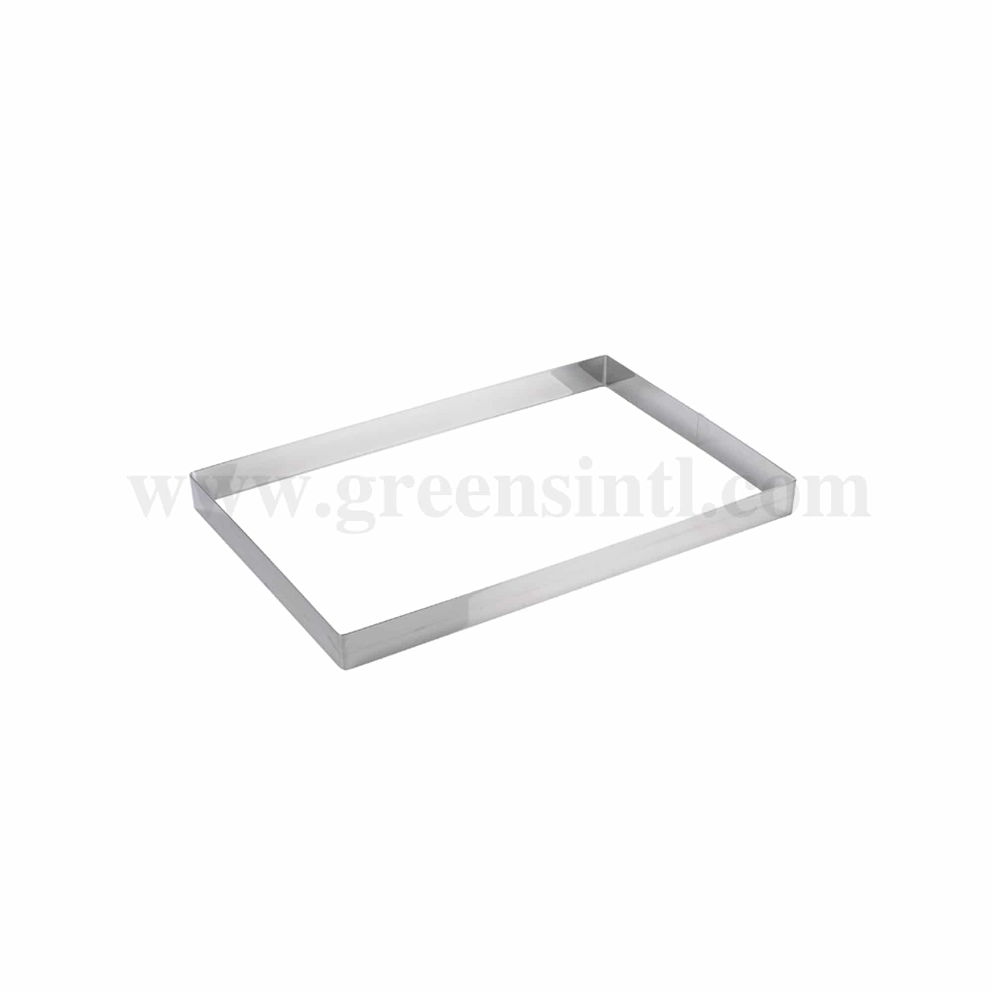 MARTELLATO Rectangle-shaped Stainless Steel Frame 380 x 580 x h 40 mm