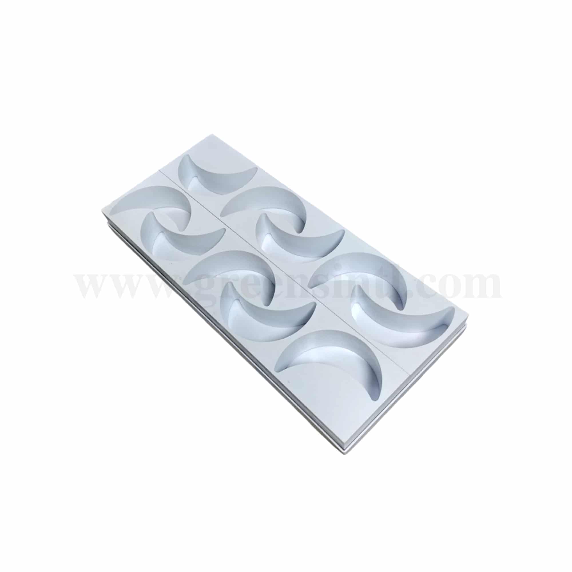 MARTELLATO Plastic Mould For Monoportions Moon  65 x 40 mm