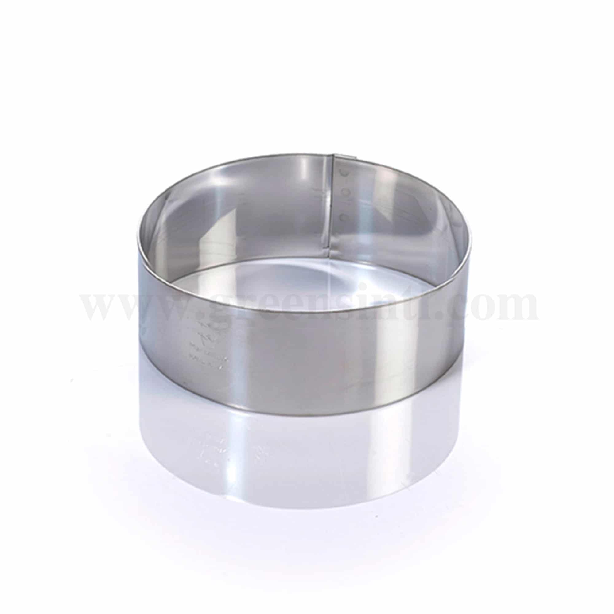 MARTELLATO Circle-shaped stainless steel band D 100 x h 40 mm