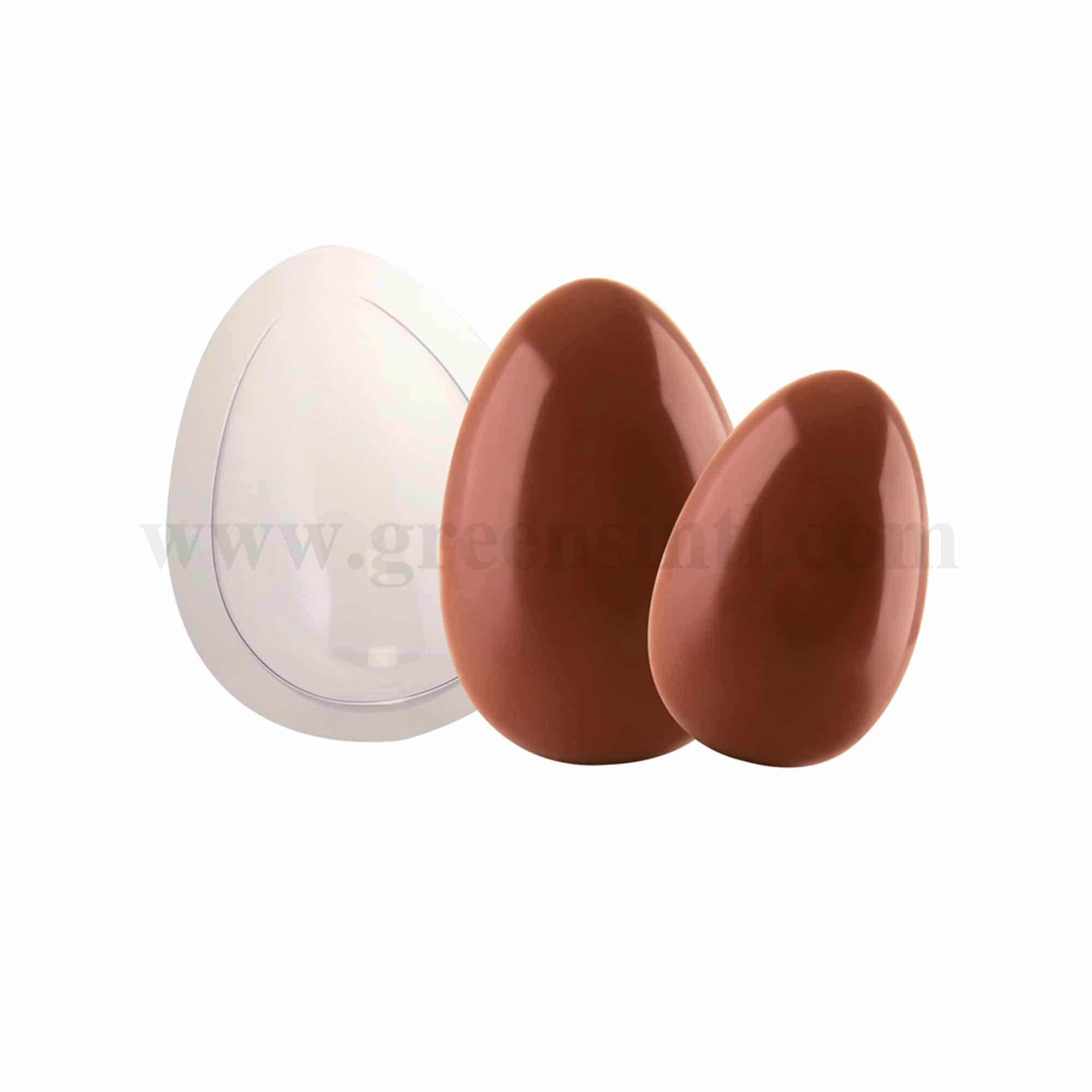 MARTELLATO Thermoformed Plastic Mould for Easter Egg 250 x 170 mm