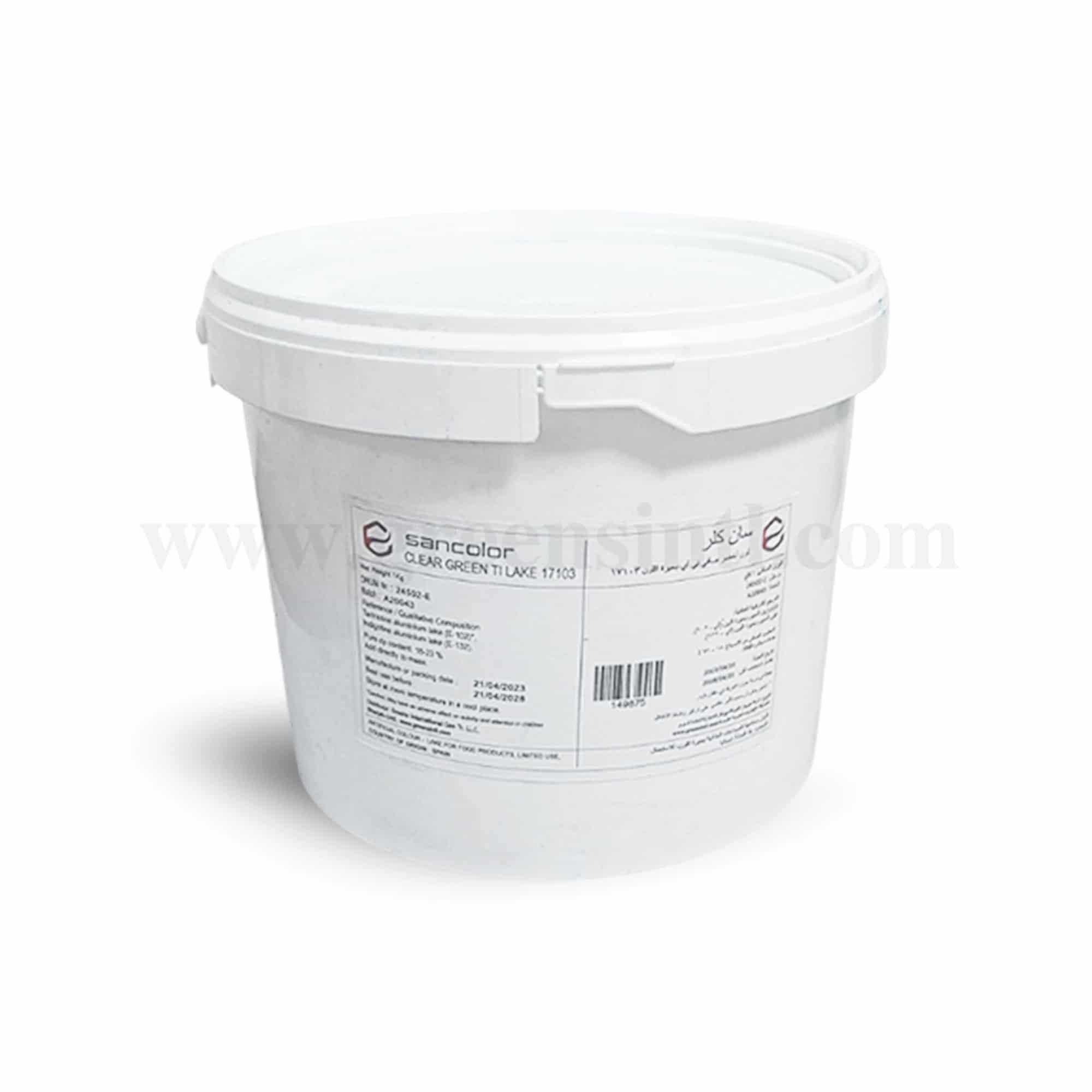 SANCOLOR Chocolate Color Powder Clear Green TI Lake 1 Kg