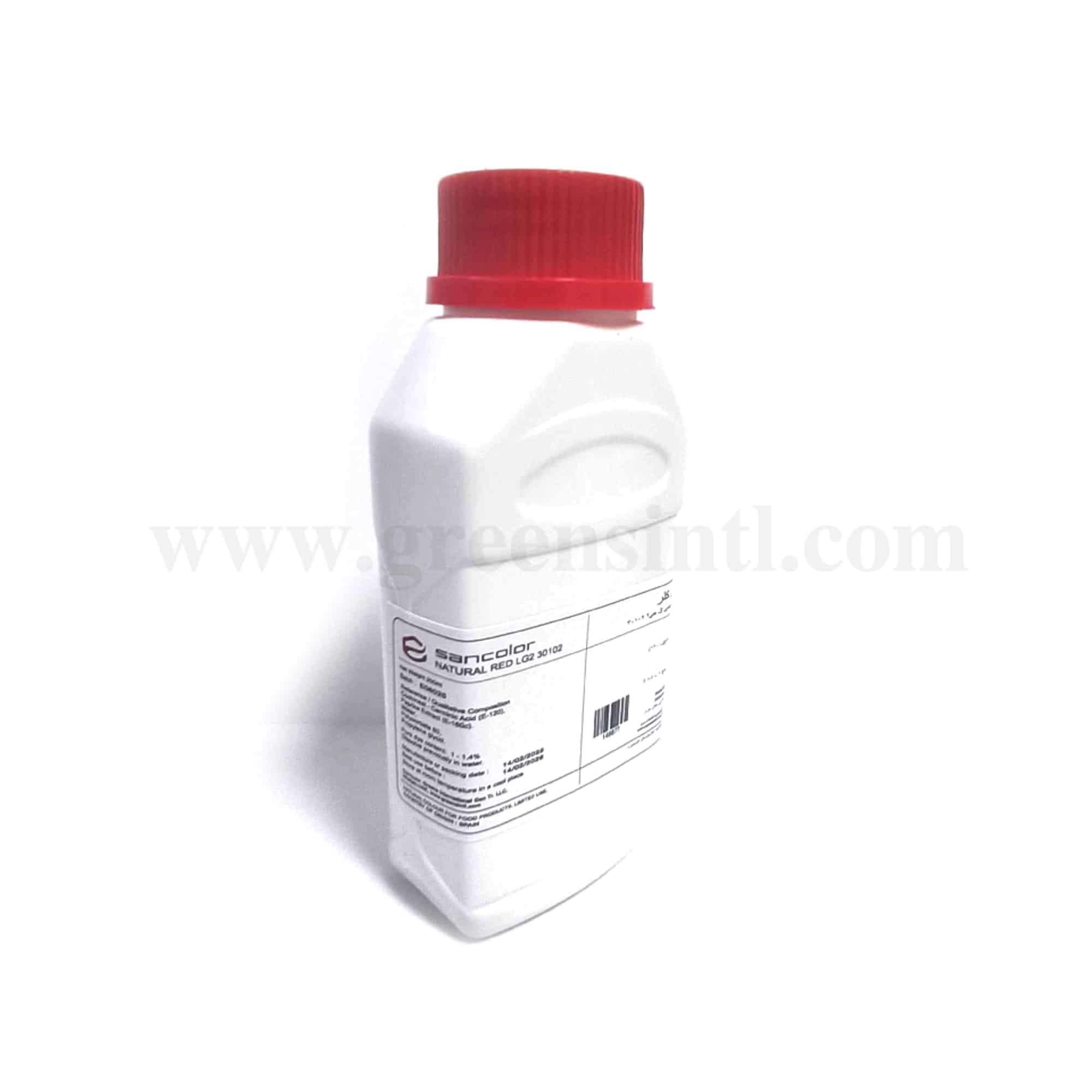 SANCOLOR Natural Food Colour Liquid Red LG2 -200 ml