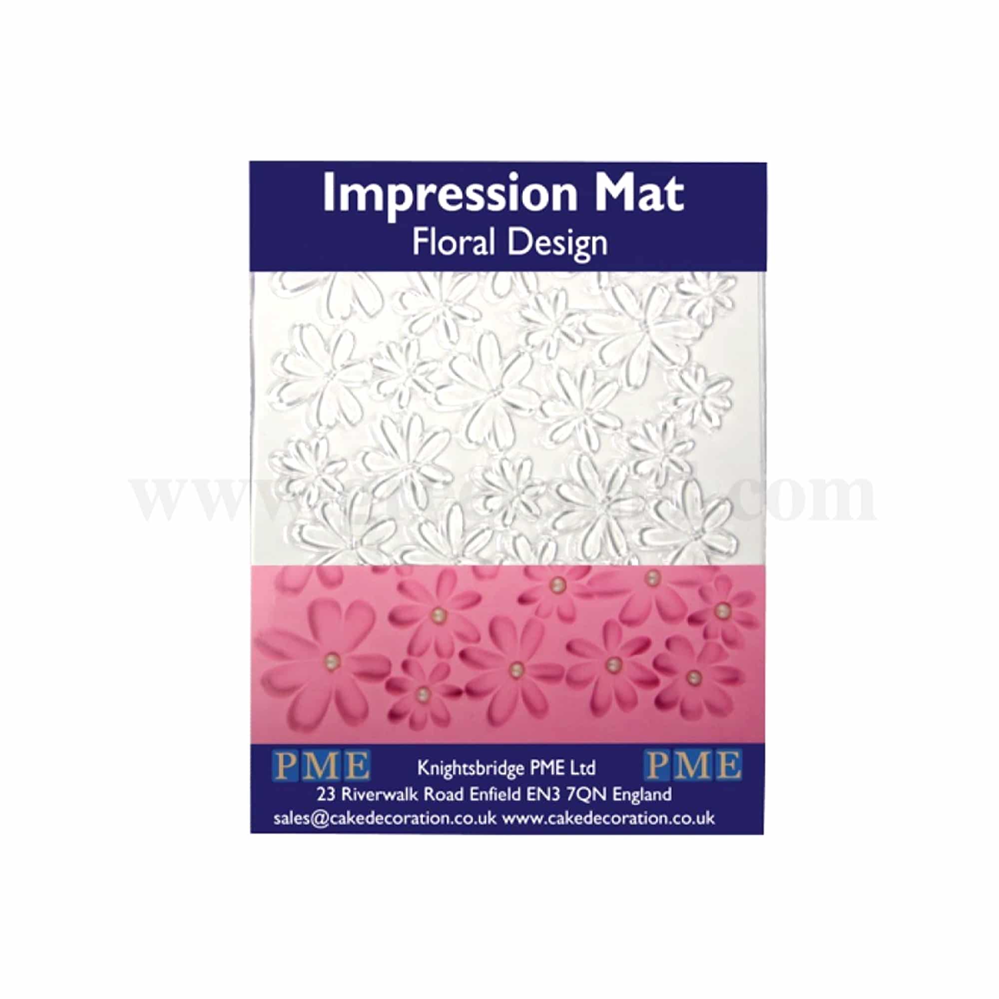 PME Impression Mat - Floral 150 x 305mm