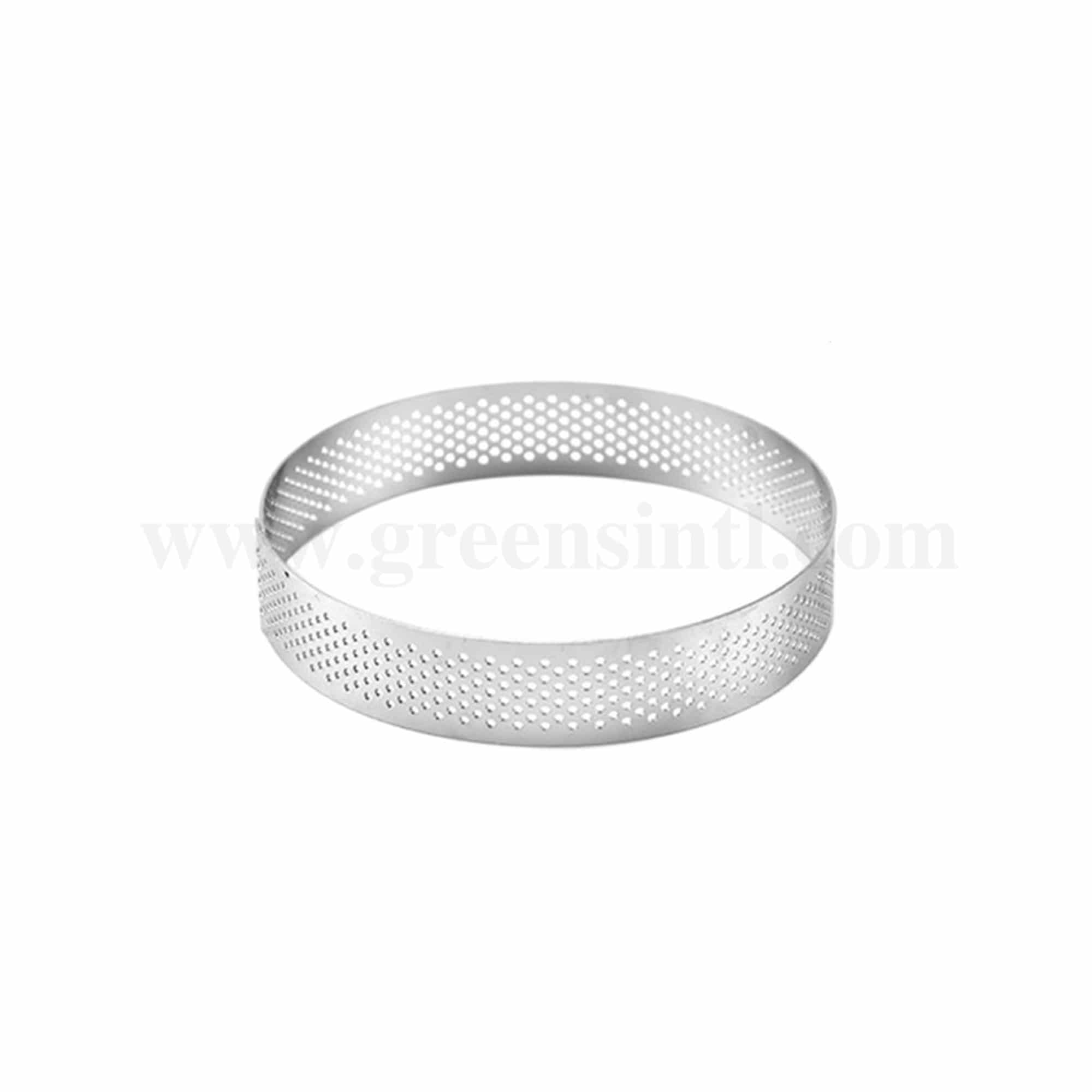 GREENS CHOICE Perforated Tart Ring Round D 240 mm x H 20 mm