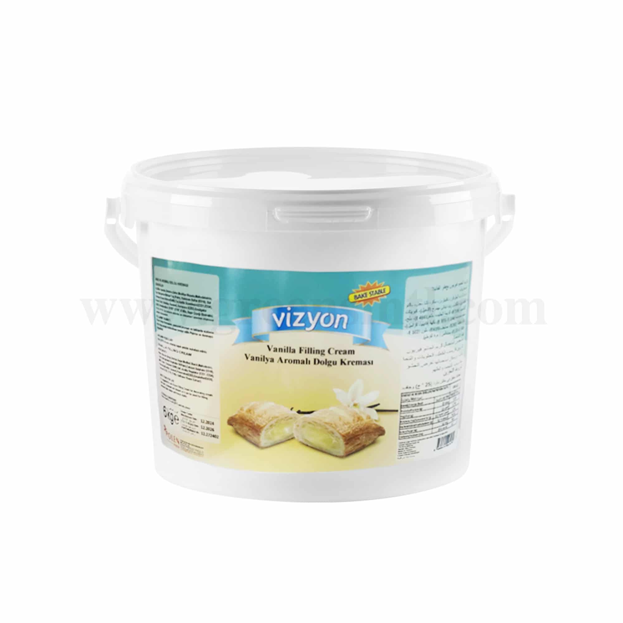 VIZYON Vanilla  Filling Cream 6 kg