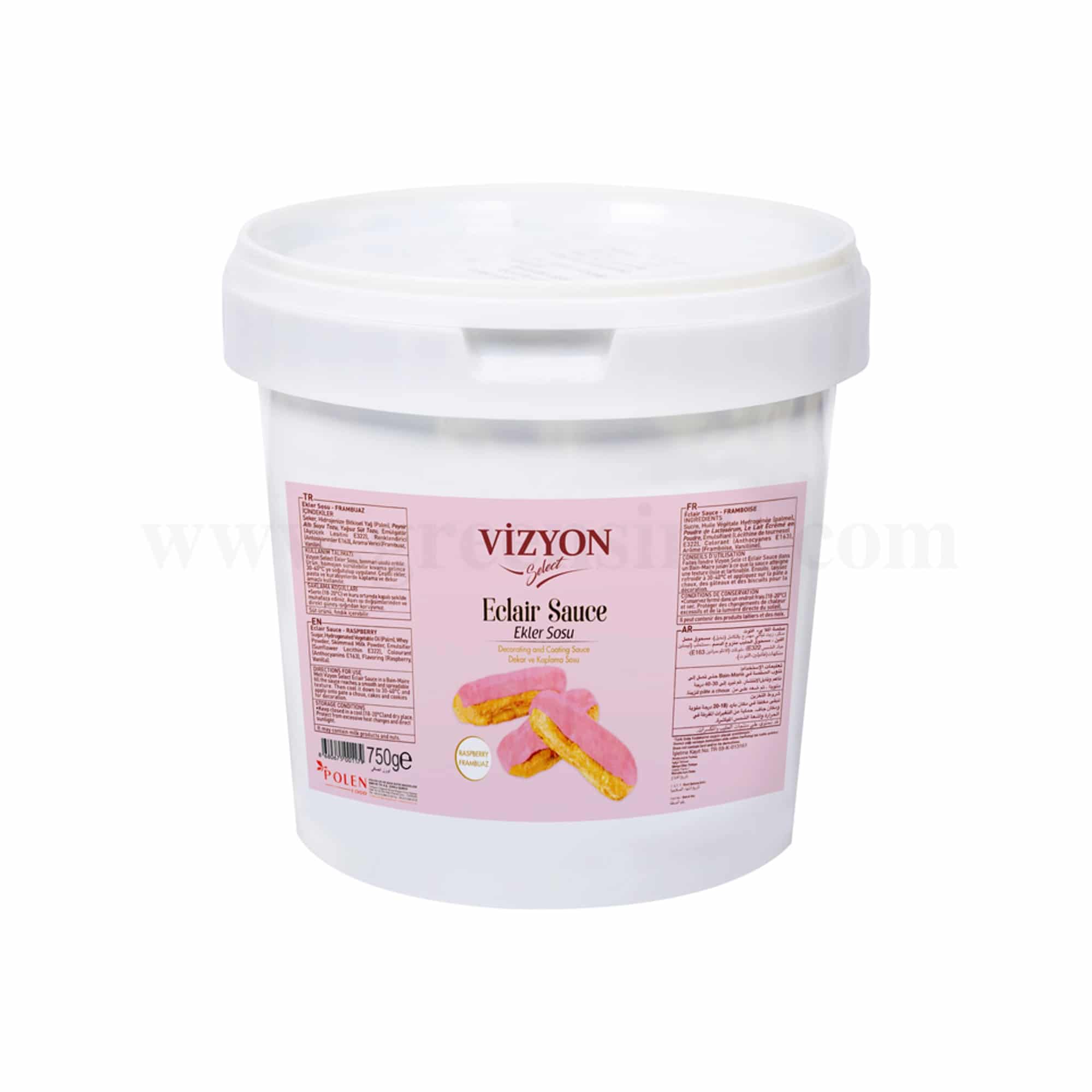 VIZYON Raspberry Eclair Sauce 750 g