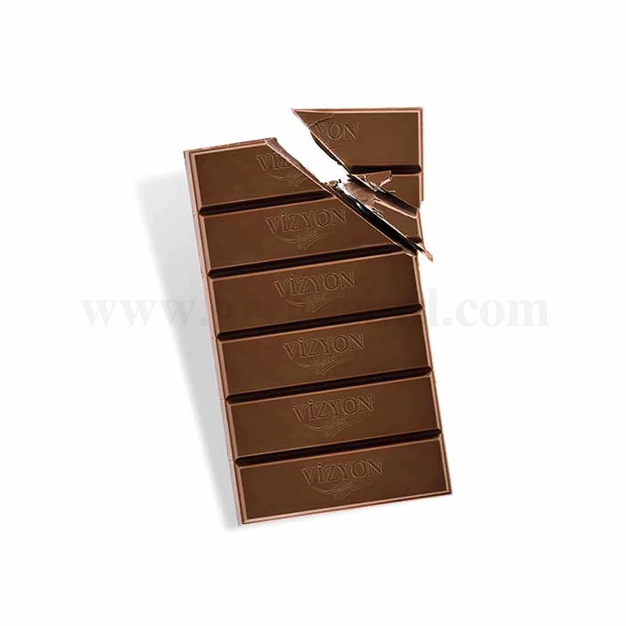 VIZYON SELECT Milk Compound Chocolate Block Decor -2.5 Kg