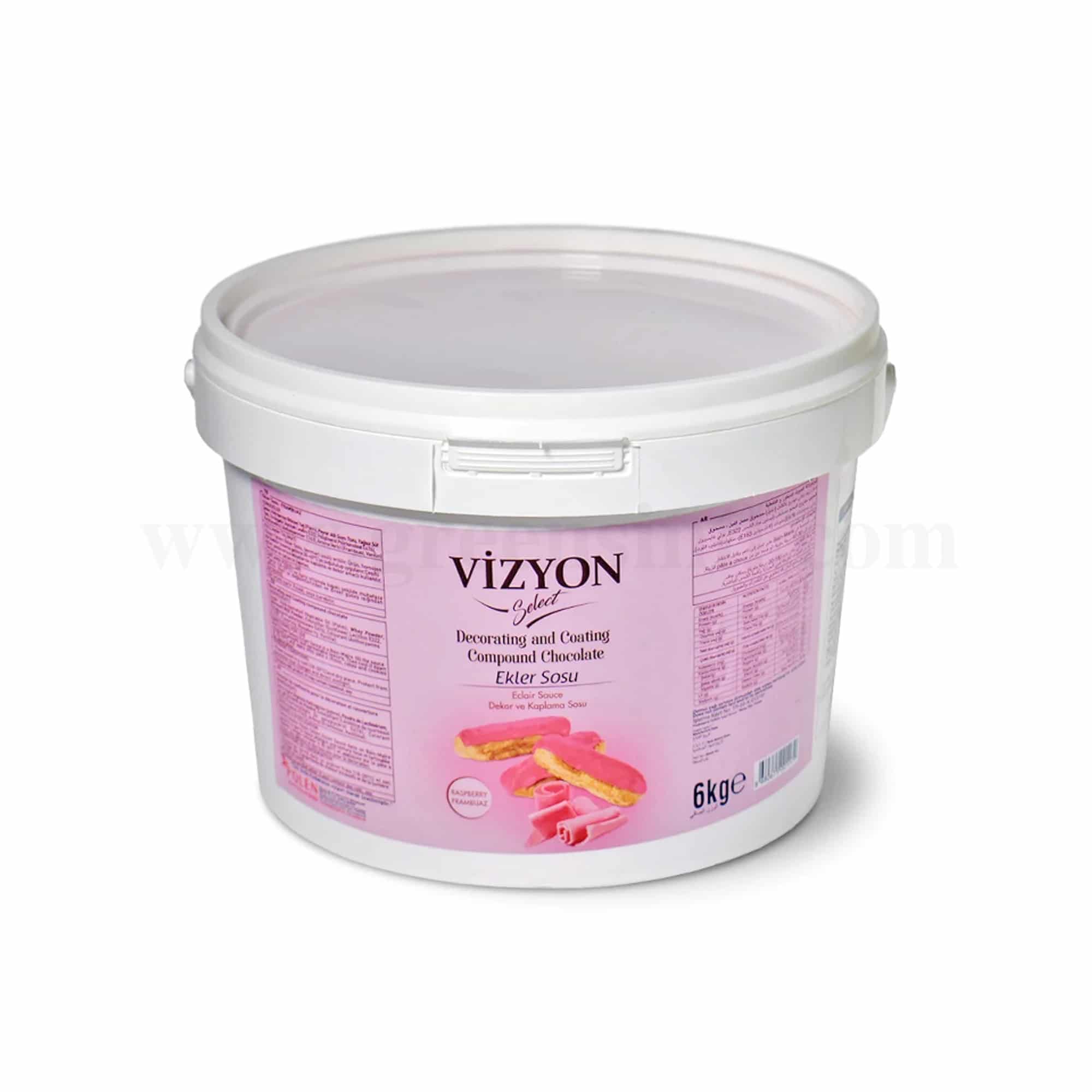 VIZYON Raspberry Eclair Sauce 6 Kg