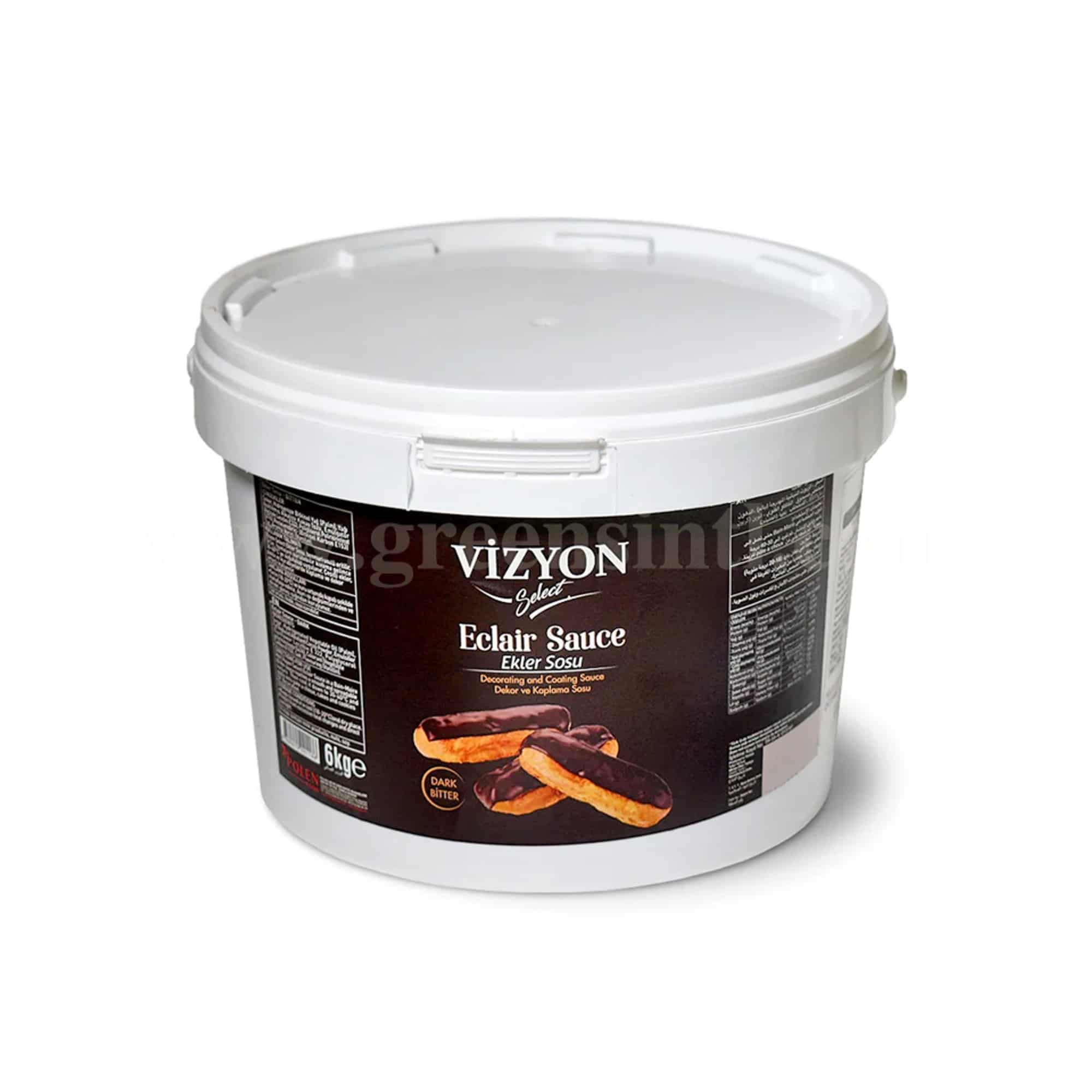 VIZYON Black / Dark Eclair Sauce  6 Kg