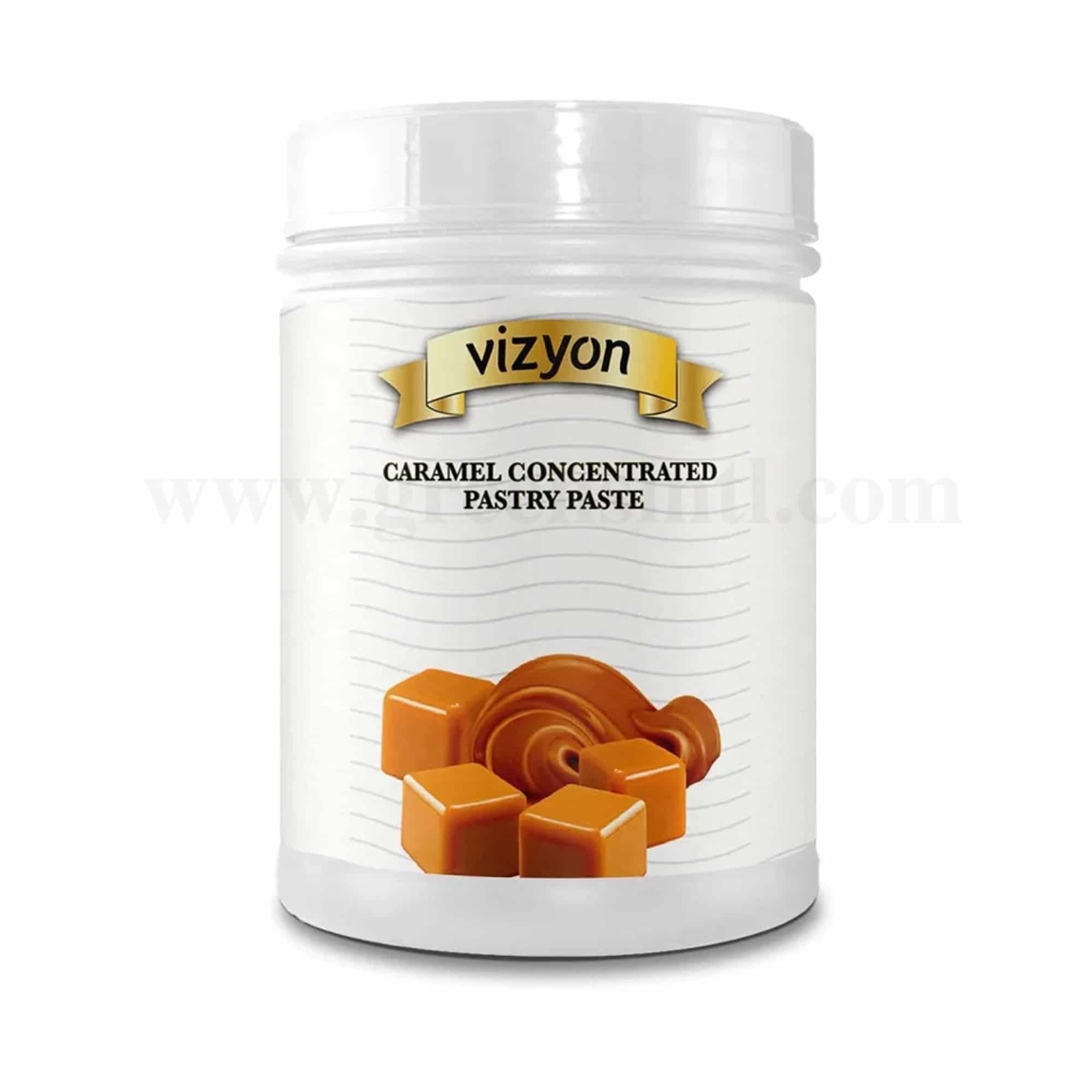 VIZYON Concentrated Pastry Paste Caramel 1 Kg