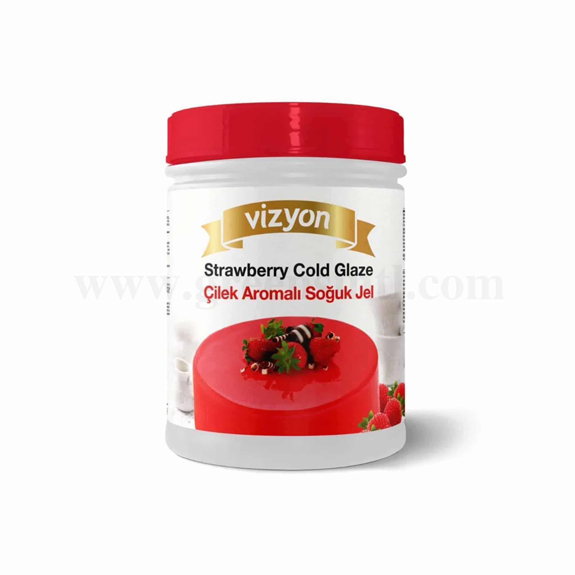 VIZYON Strawberry Cold Glaze 2.5 Kg