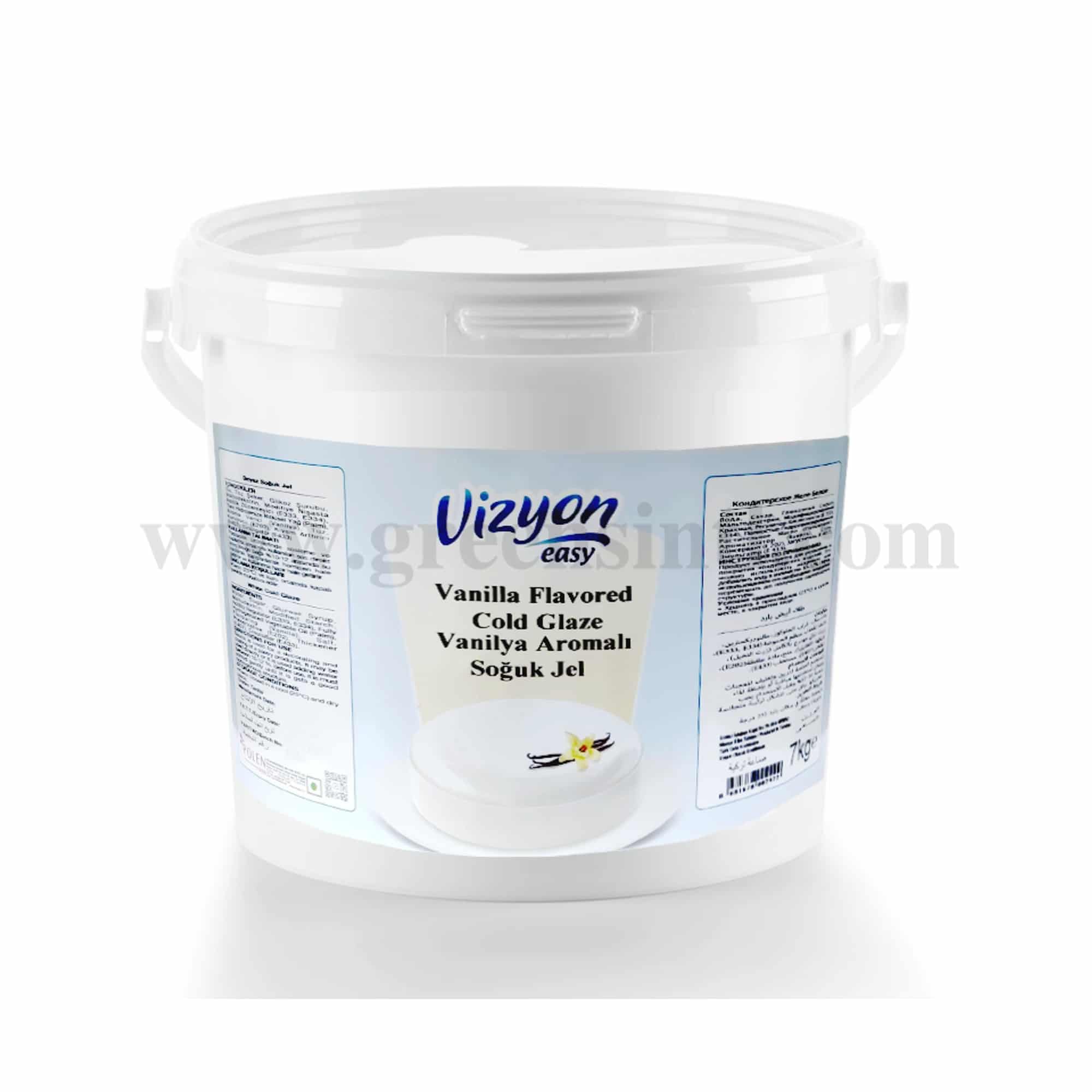 VIZYON Easy White Vanilla Cold Glaze 7 Kg