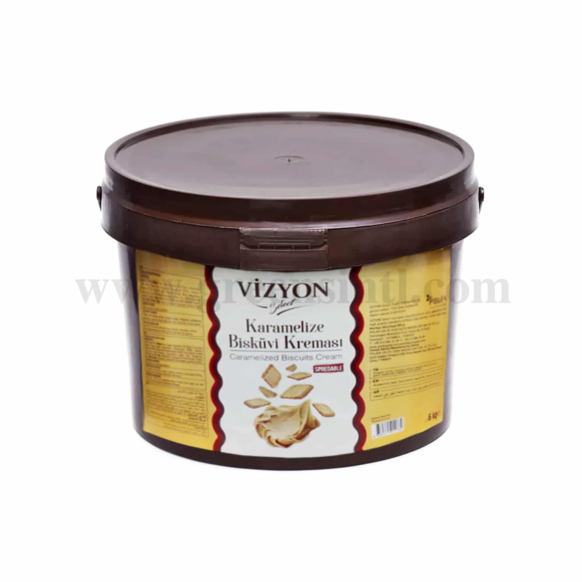 VIZYON Caramelized Biscuit Cream Spreadable 6 Kg 