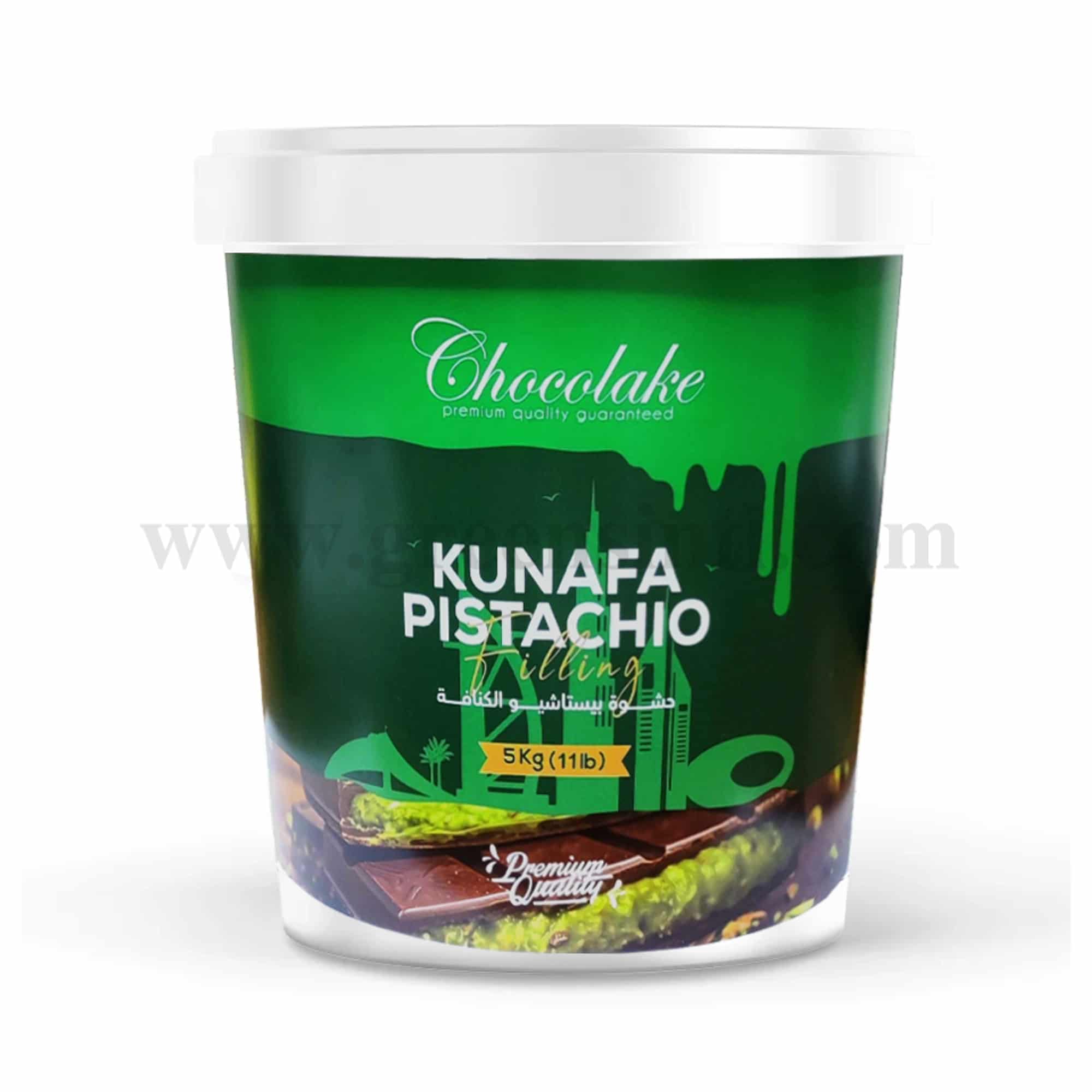 CHOCOLAKE Kunafa Pistachio Filling 5 Kg
