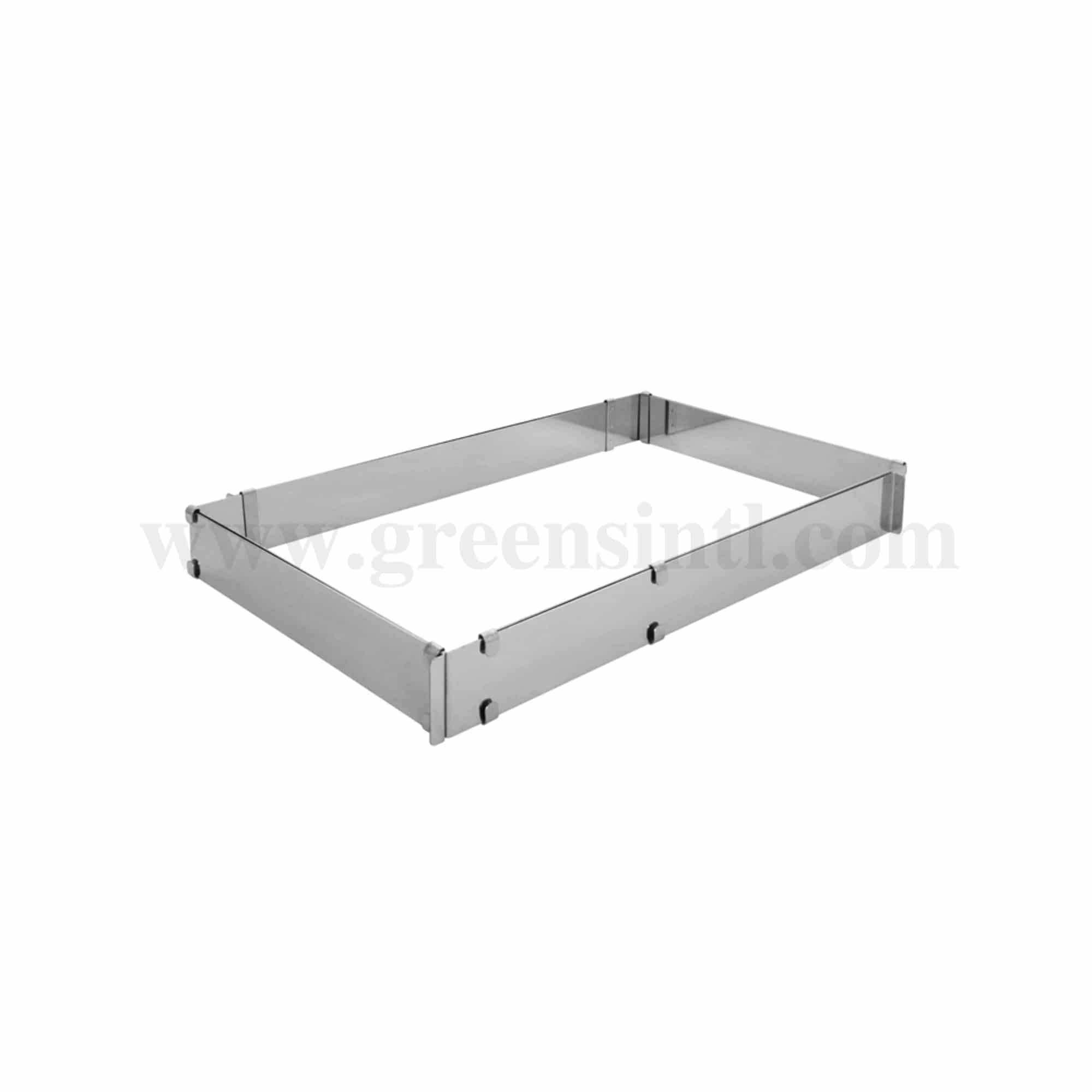 SCHNEIDER Adjustable Cake Ring Rectangle 430 x 290 mm to 840 x 560 mm- h 50 mm