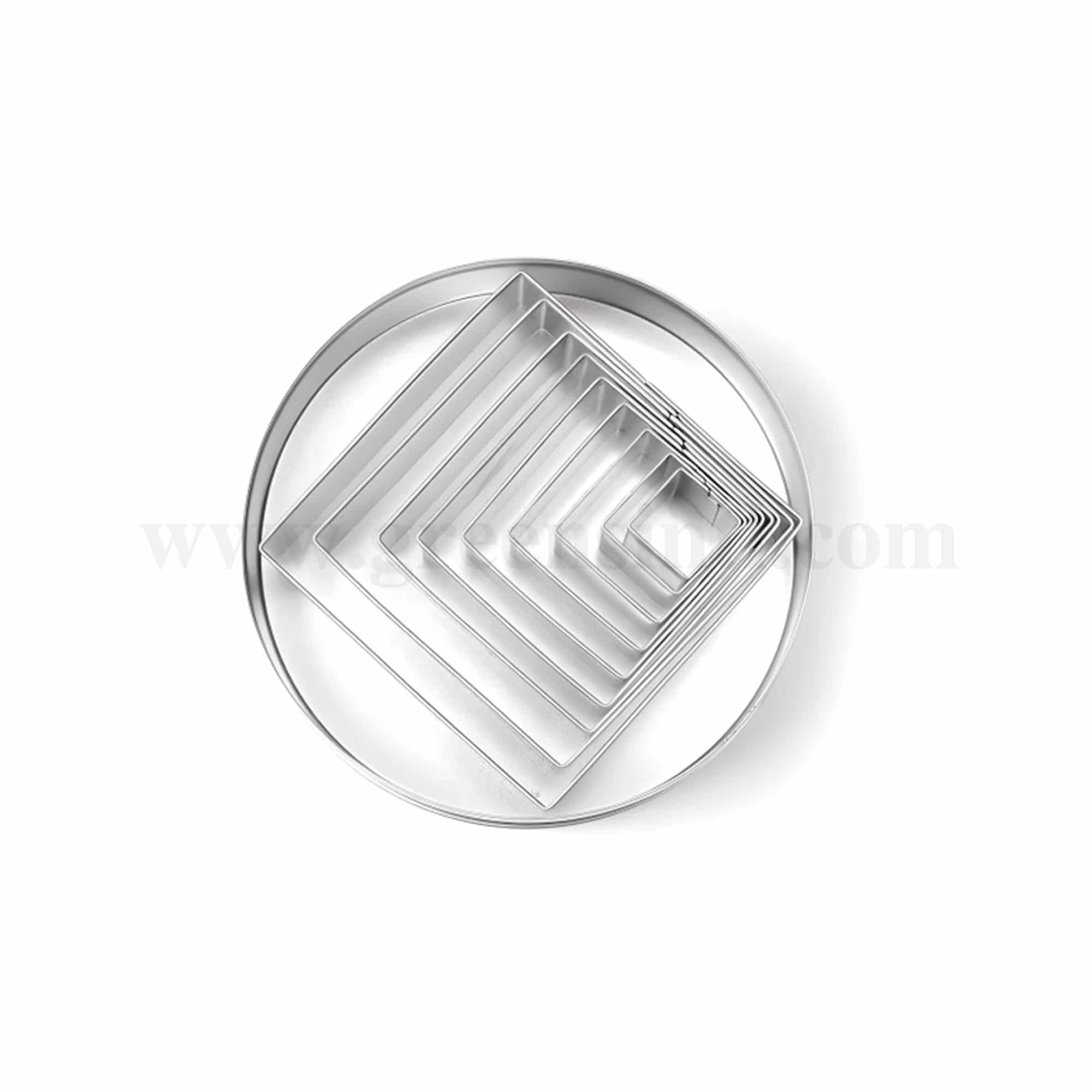 SCHNEIDER Pastry Cutter Square Set of 9