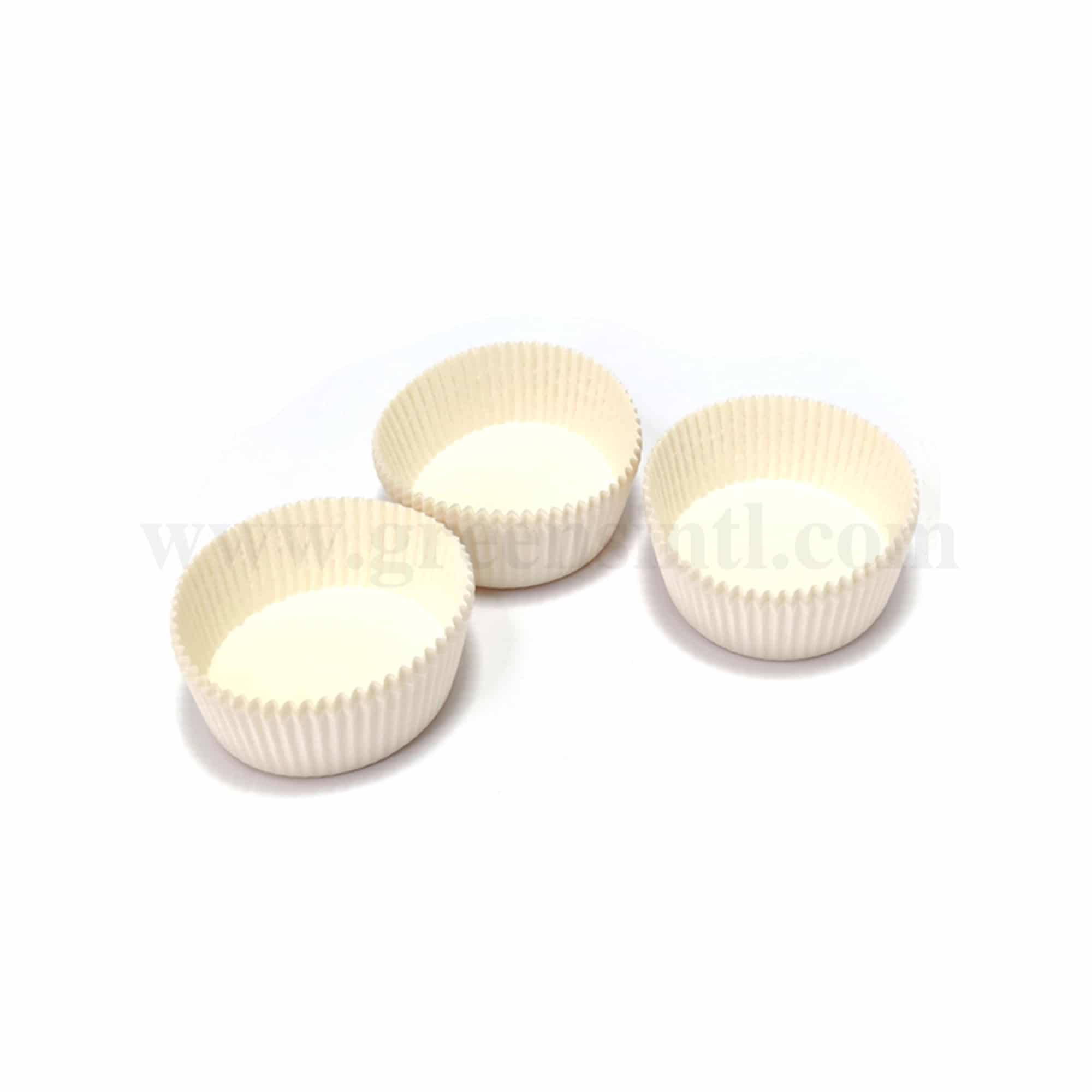 GREENS Paper Cupcake Cases / Baking Cups white D 85/70 x h 30 mm-1000 Pcs