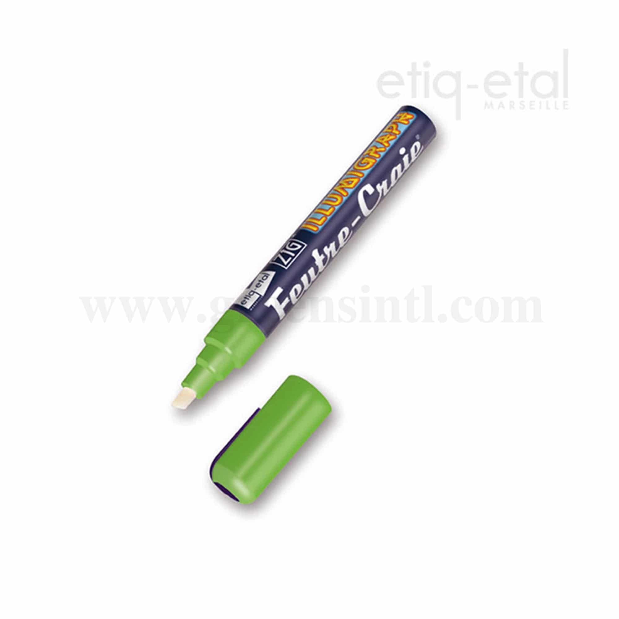 ETIQ ETAL Chalk Marker Green Fine Tip 6 mm