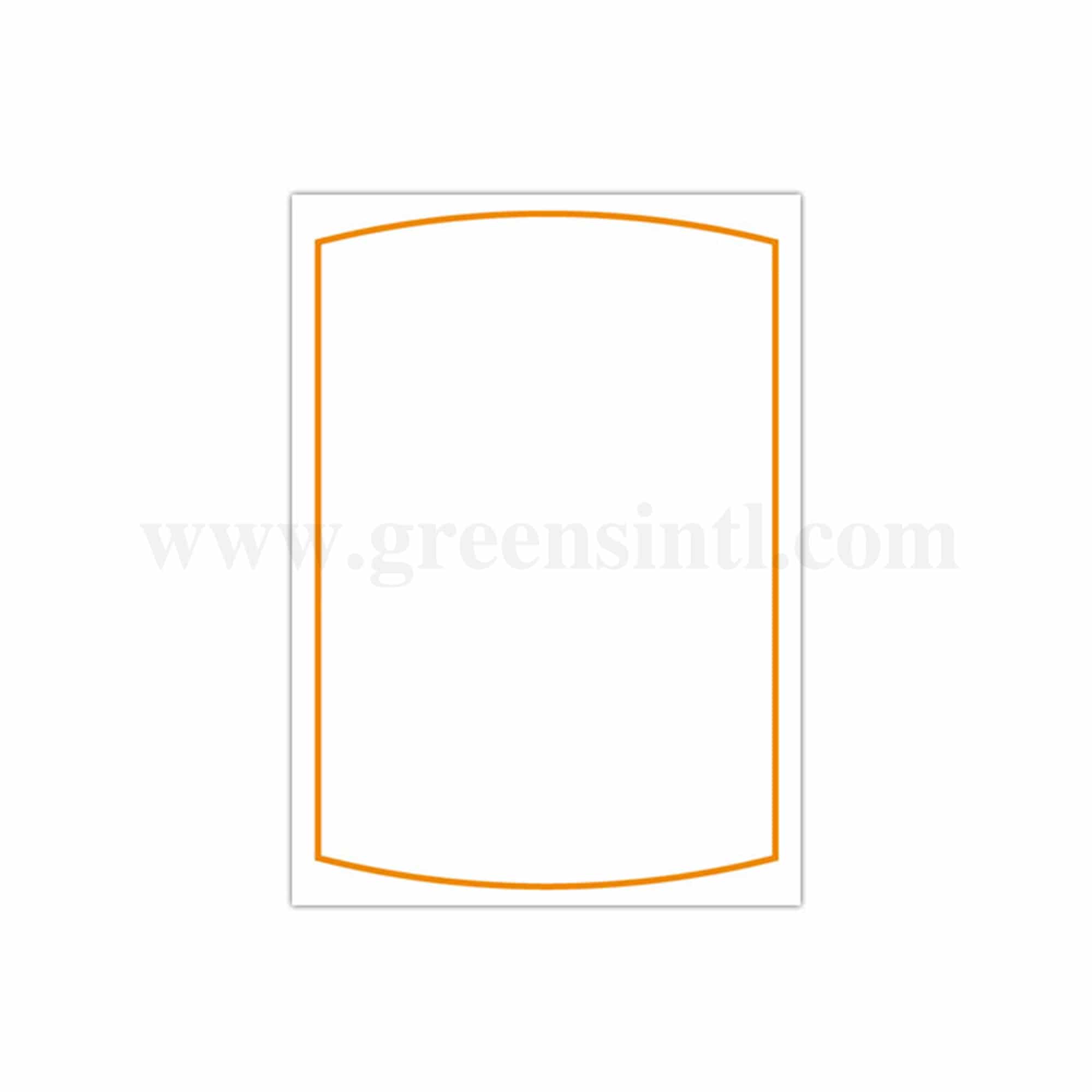 ETIQ ETAL Price and Info Tag Eco Delice white and Red 50 x 70 mm-10 Pcs