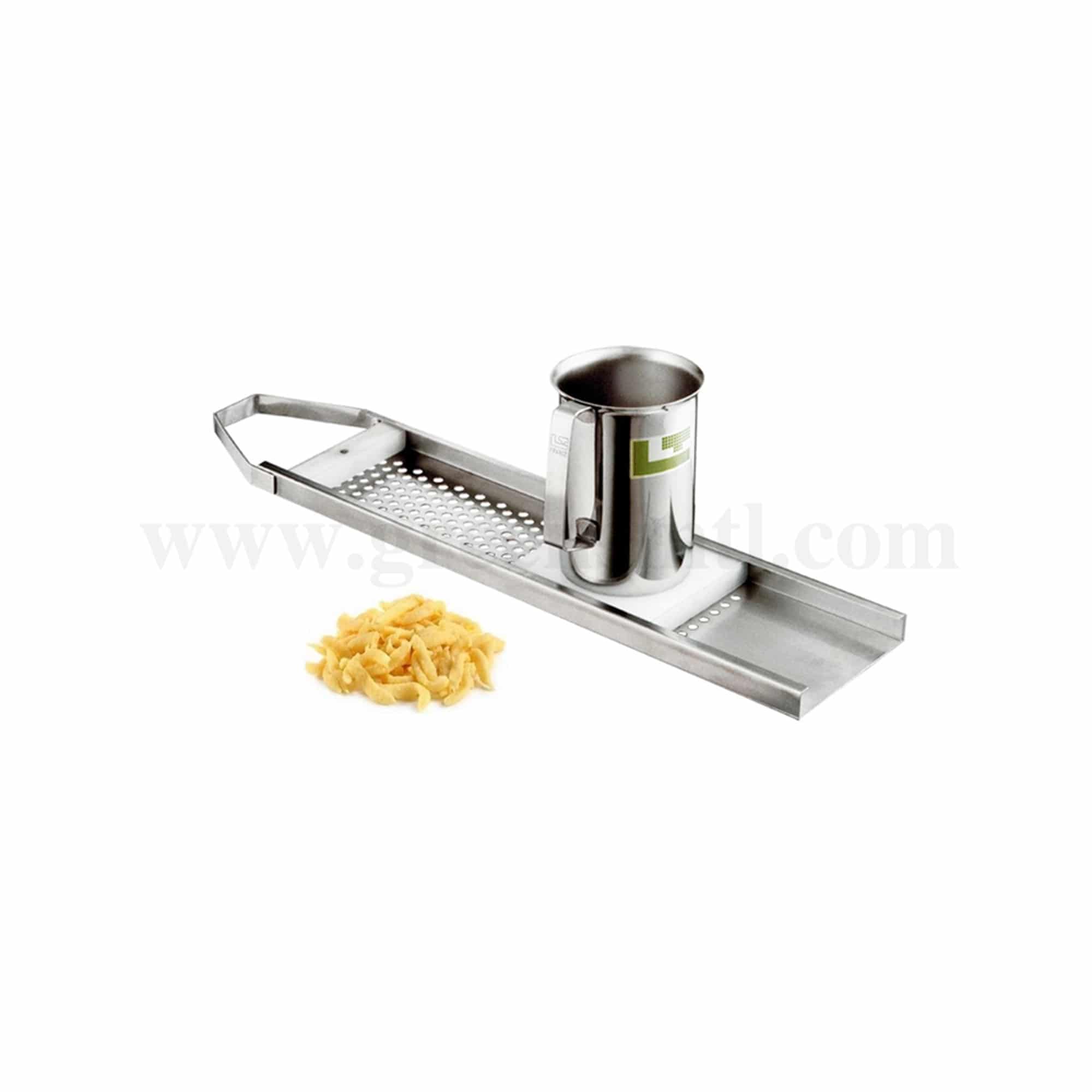 LOUIS TELLIER Professional stainless steel Spaetzle Grater 850 x 140 x 185 mm