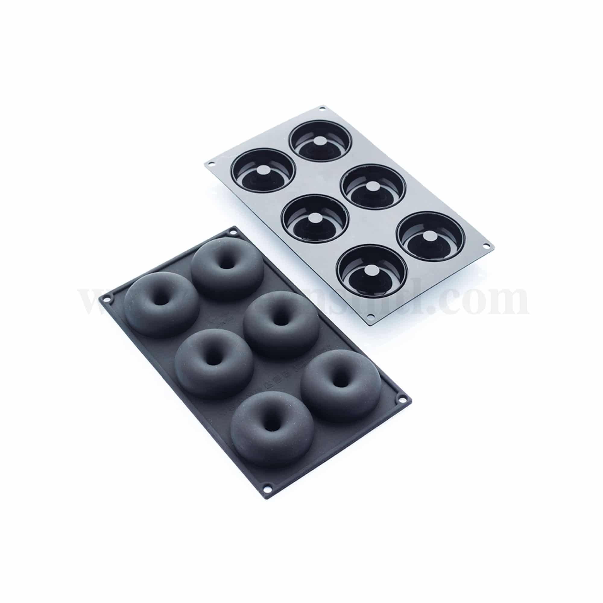 MARTELLATO Food-grade Silicone Mould Donut D 75 x h25 mm